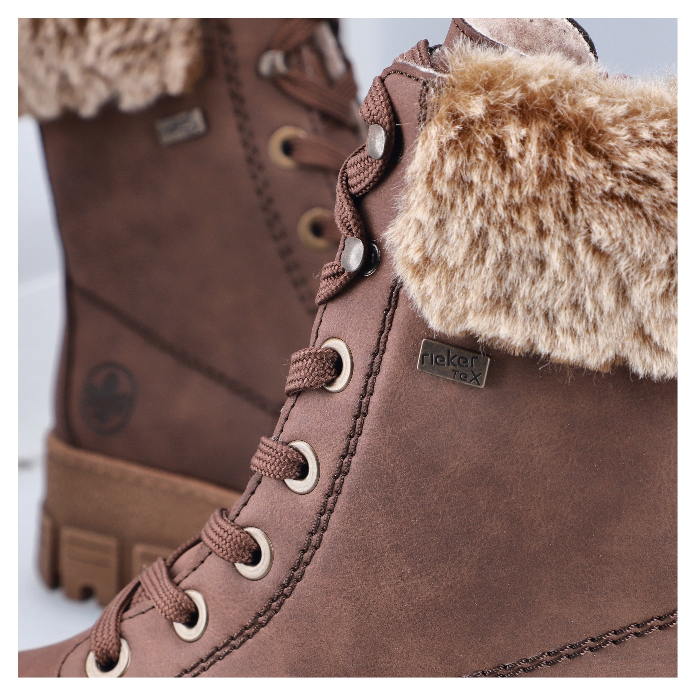Rieker Bottes d'hiver  bottes d'hiver, boots à plateforme avec membrane imperméable riekerTEX