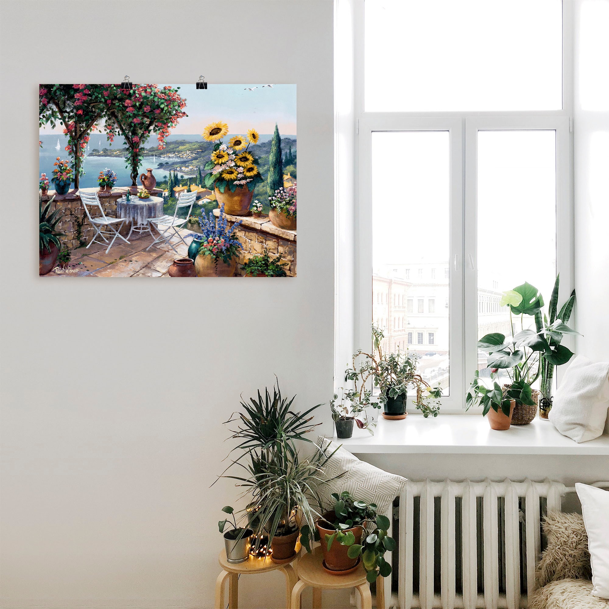 Artland Wandbild »Momente der Meditation« Garten 1 Stk. tlg. als Leinwandbild, Poster in verschied. Grössen