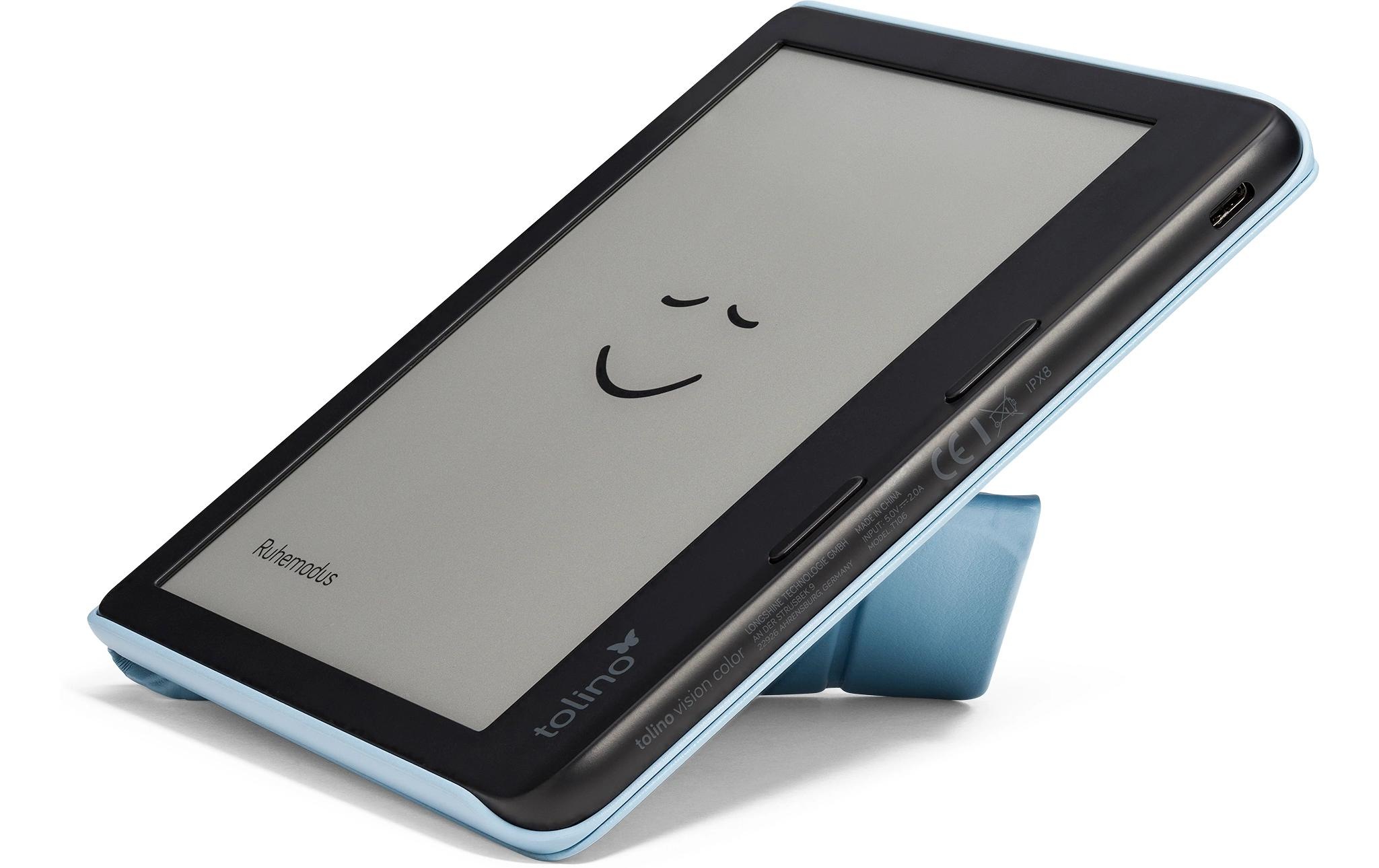 Tolino Étui pour e-reader »Vision Color Origami Dusk Blue« 17,8 cm (7 Zoll)