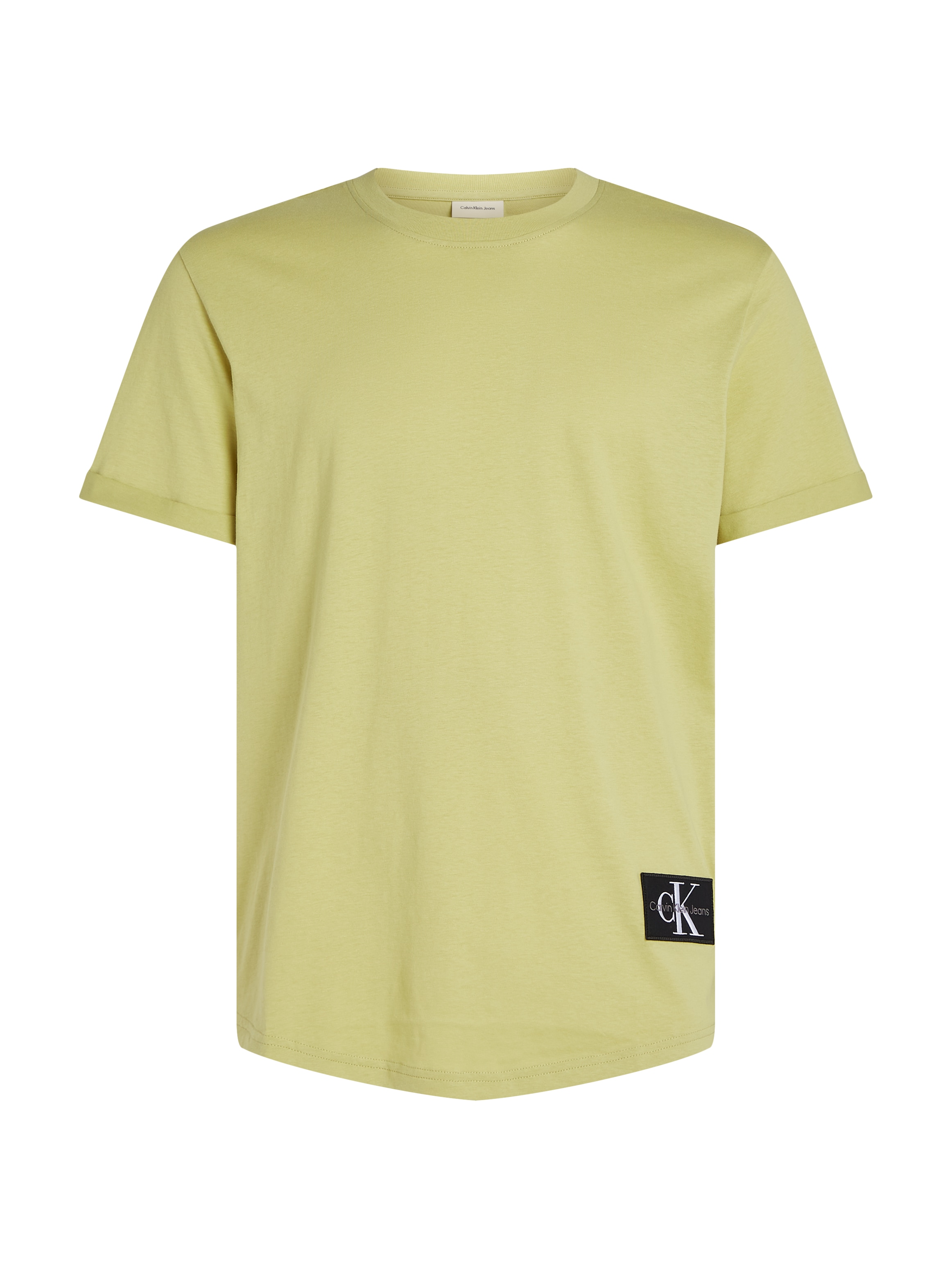 Calvin Klein Jeans T-shirt »BADGE TURN UP SLEEVE« mit Logopatch
