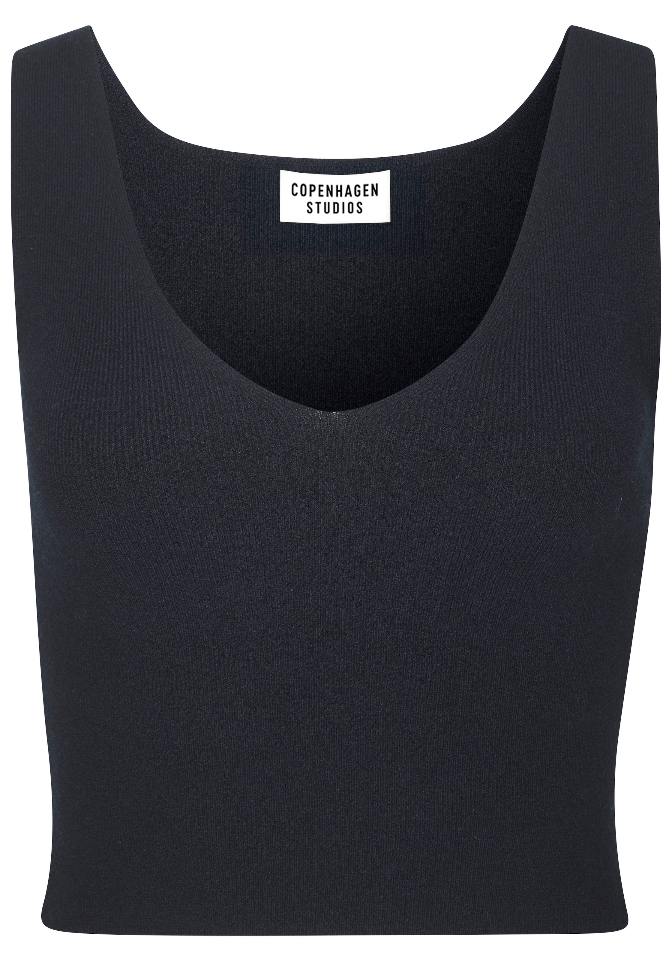 Copenhagen Studios Top en tricot aus hochwertigem Rippstrick, Loungewear