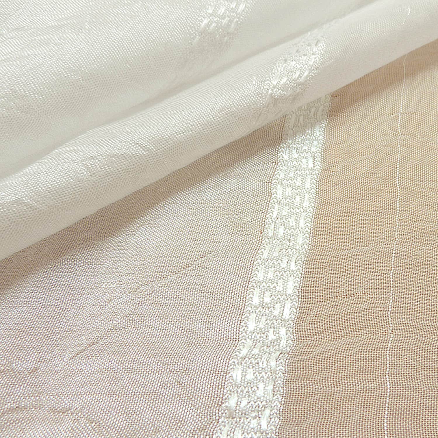 Gerster Scheibengardine »Willi« Schlaufen 1 Stk. tlg. HxB: 50x150, mit gecrashtem Streifendesign