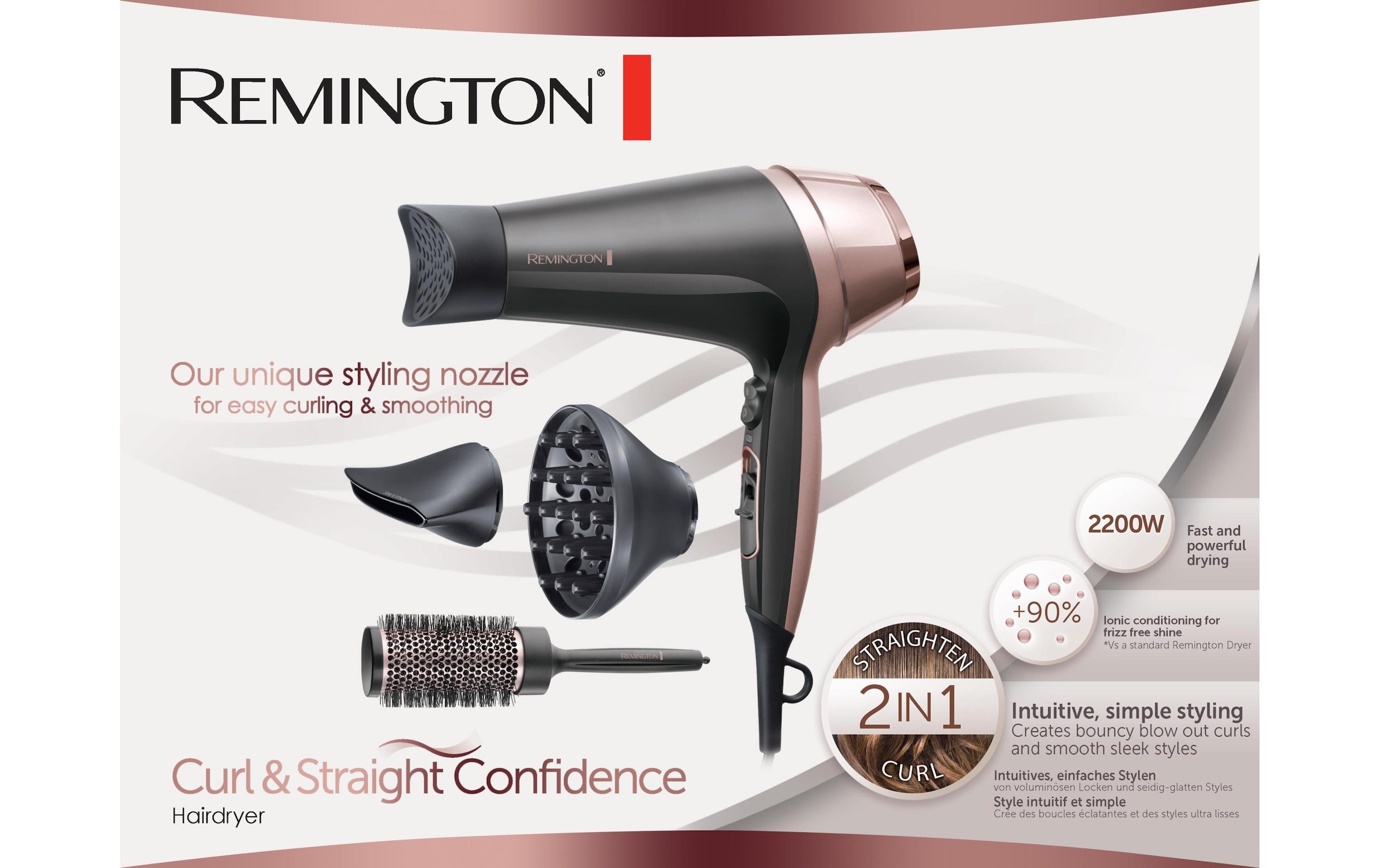 Remington Sèche-cheveux »D5706 Curl&S«