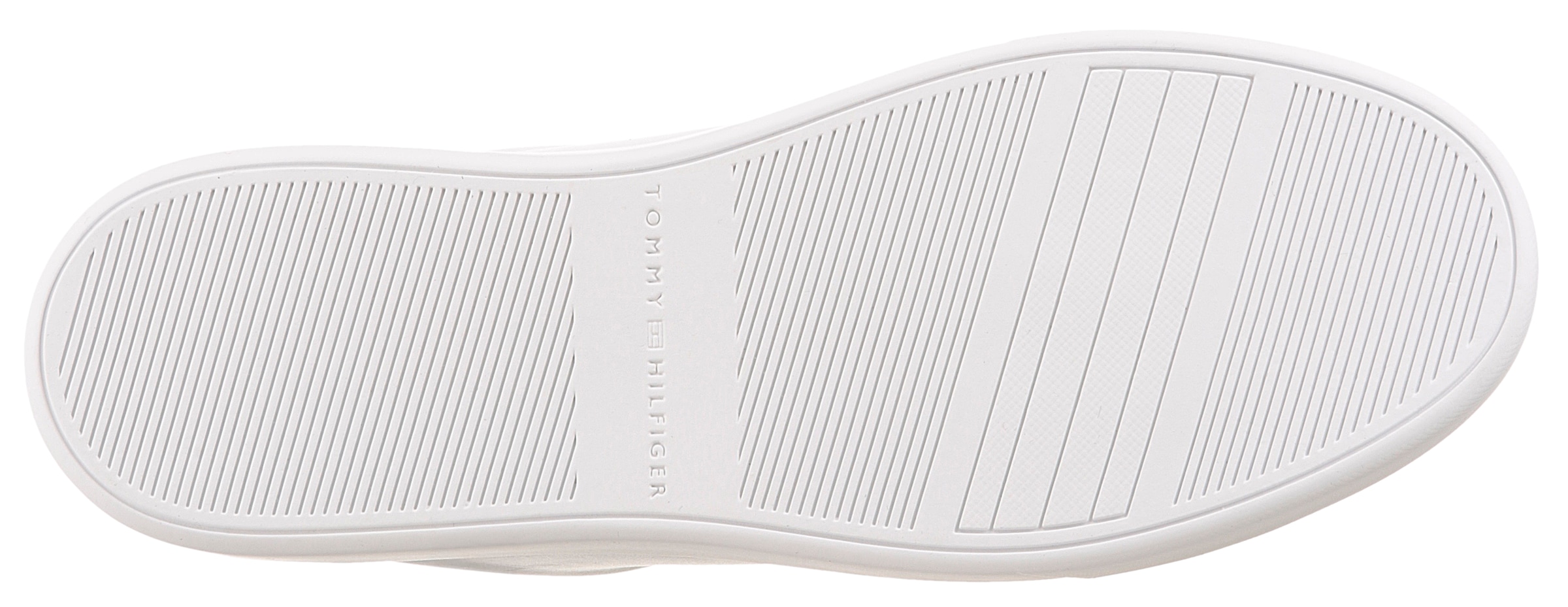 Tommy Hilfiger Sneaker »FLAG COURT SNEAKER«  , Schnürschuh, Halbschuh, Freizeitschuh mit edlem TH-Logoemblem