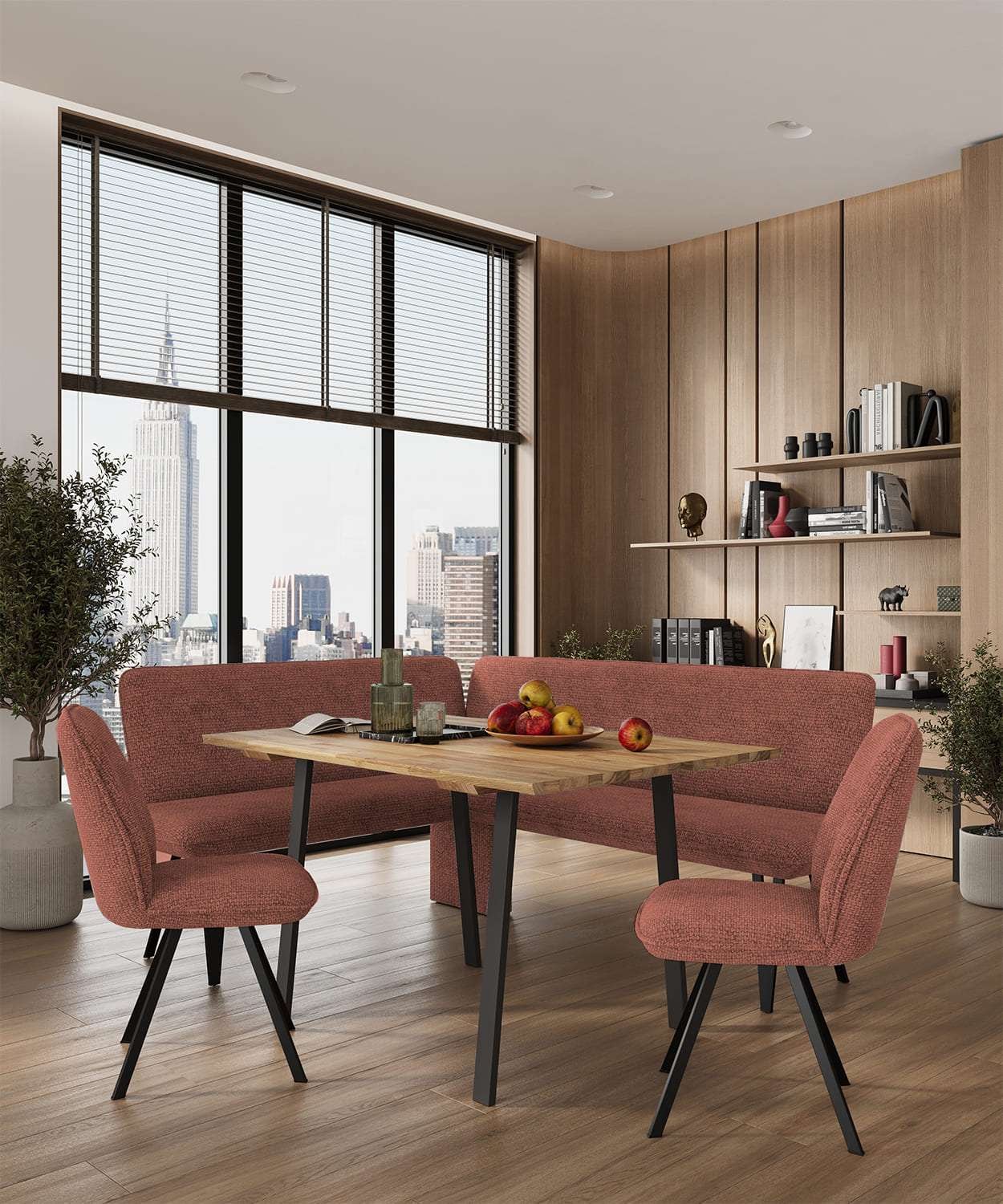 Home affaire Esszimmerstuhl »Mily Essstuhl, Wohnstuhl, Polsterstuhl, 4-Fussstuhl« () 2 Stk.