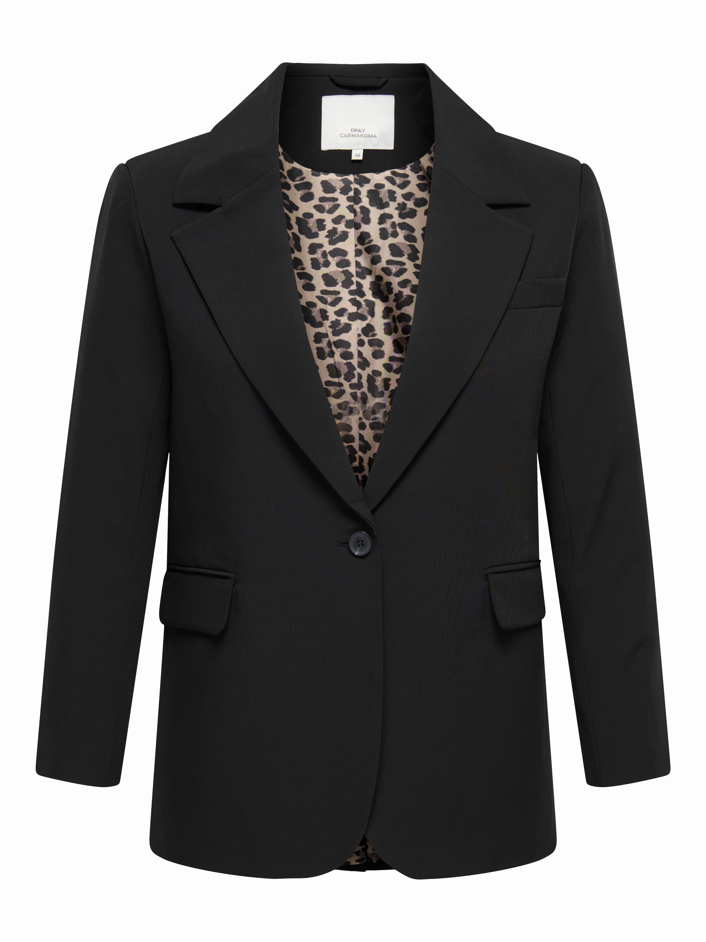 ONLY CARMAKOMA Blazer court »CARLANA-BERRY L/S REG BLAZER TLR« fibre synthétique