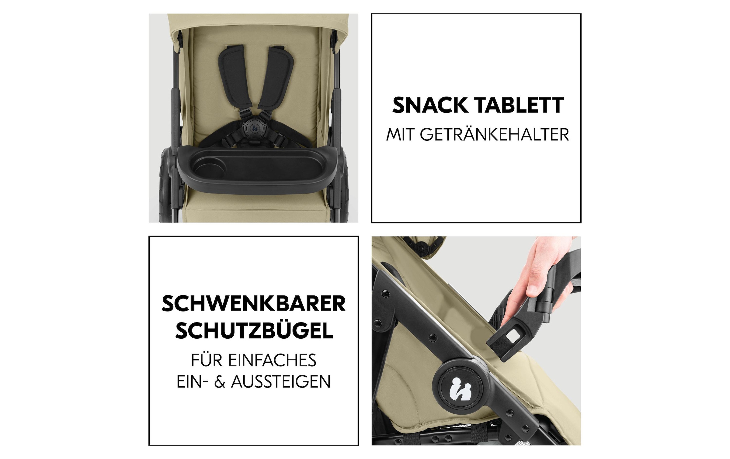 Hauck Kombi-Kinderwagen »Shop N Care Trio Set« 22 kg