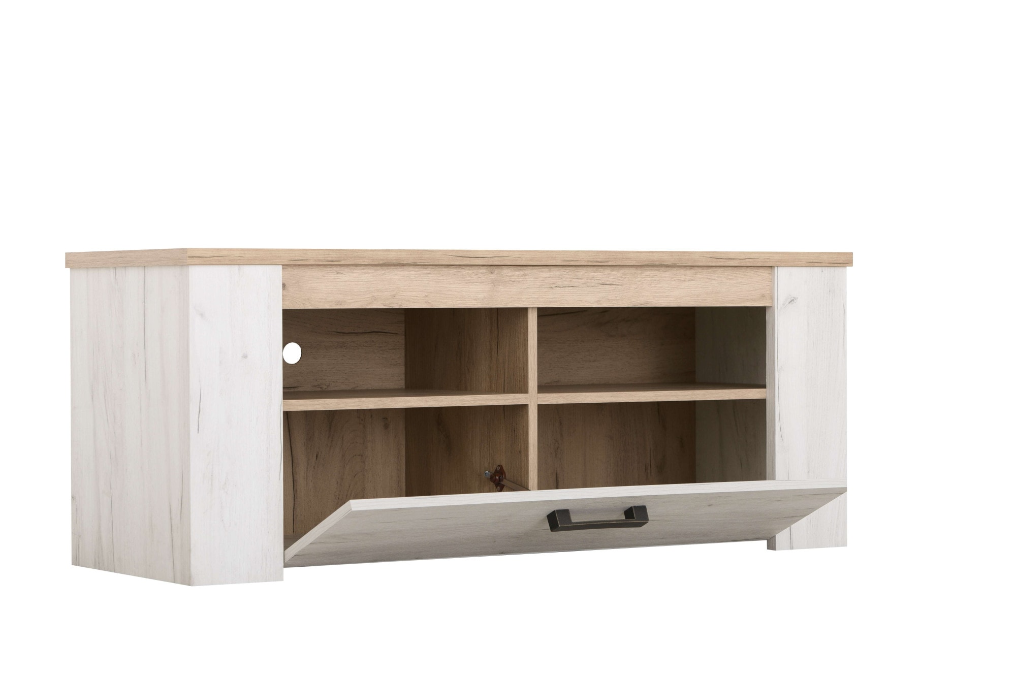 Home affaire Table basse »Kent TV-Sideoard 120 cm, mit zwei geschlossenen Fächern« meuble TV avec beaucoup d’espace, pour téléviseurs modernes dans tout salon