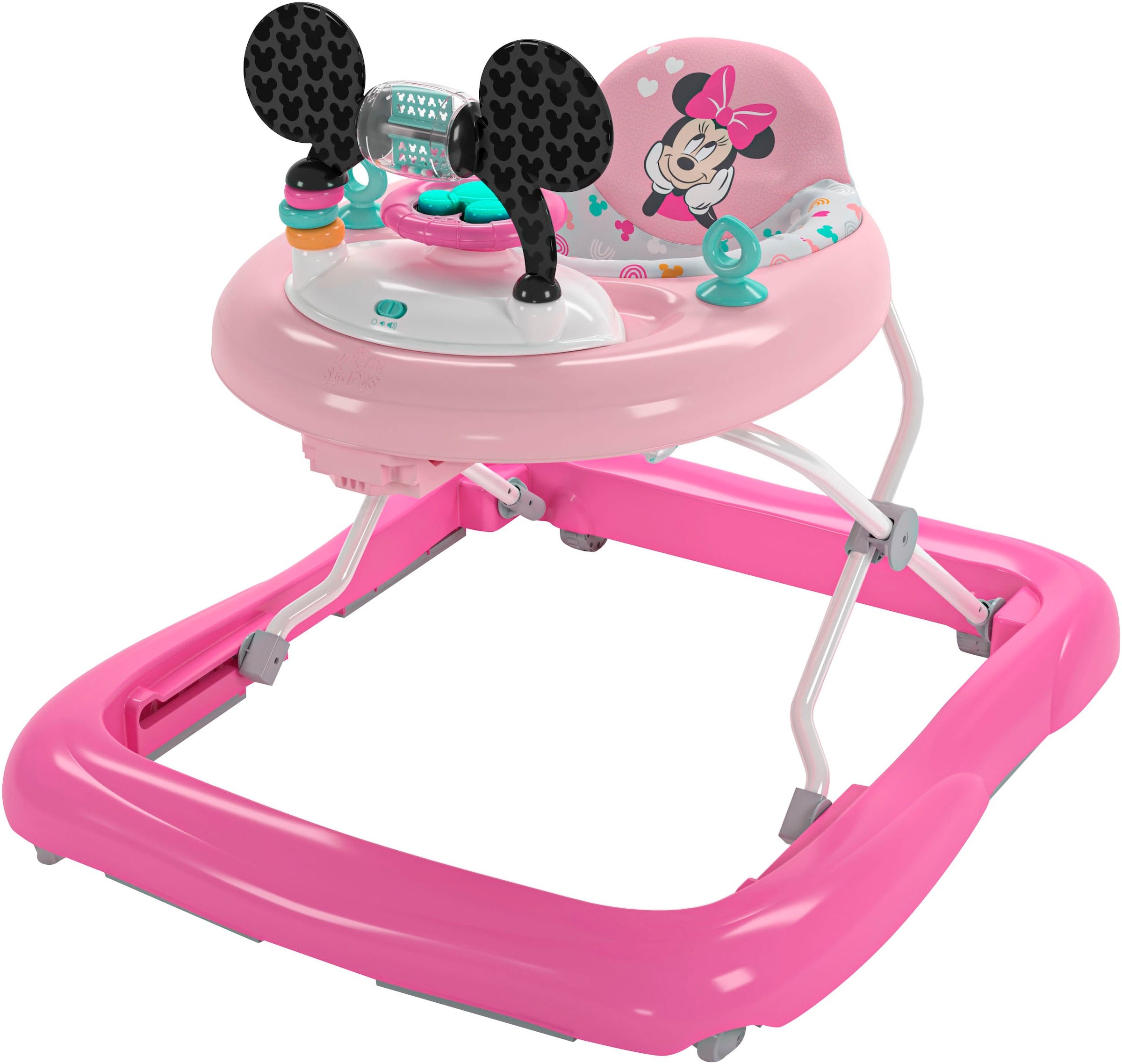 Bright Starts Lauflernhilfe »MINNIE MOUSE Tiny Trek™ Walker, Forever Besties™, 2-in-1 Walker« mit Licht und Sound