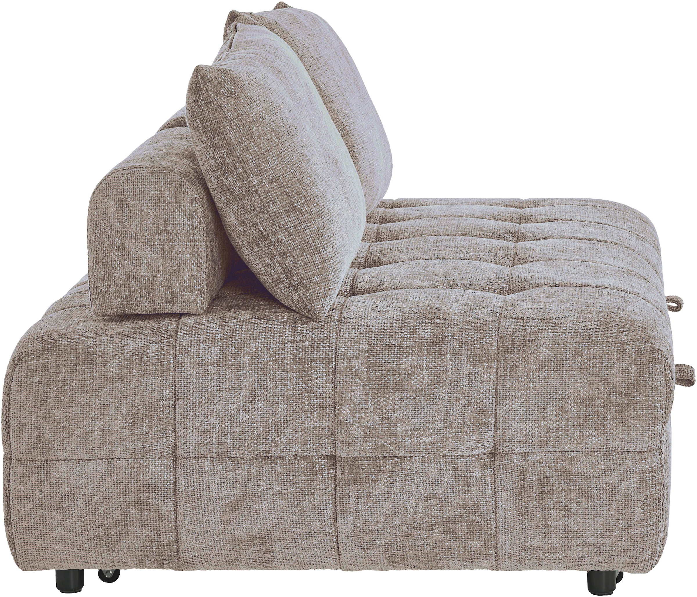 ATLANTIC home collection Canapé-lit »Kuno, B:140cm« 2-Sitzer Schlafsofa mit Sitztiefenverstellung (2x)