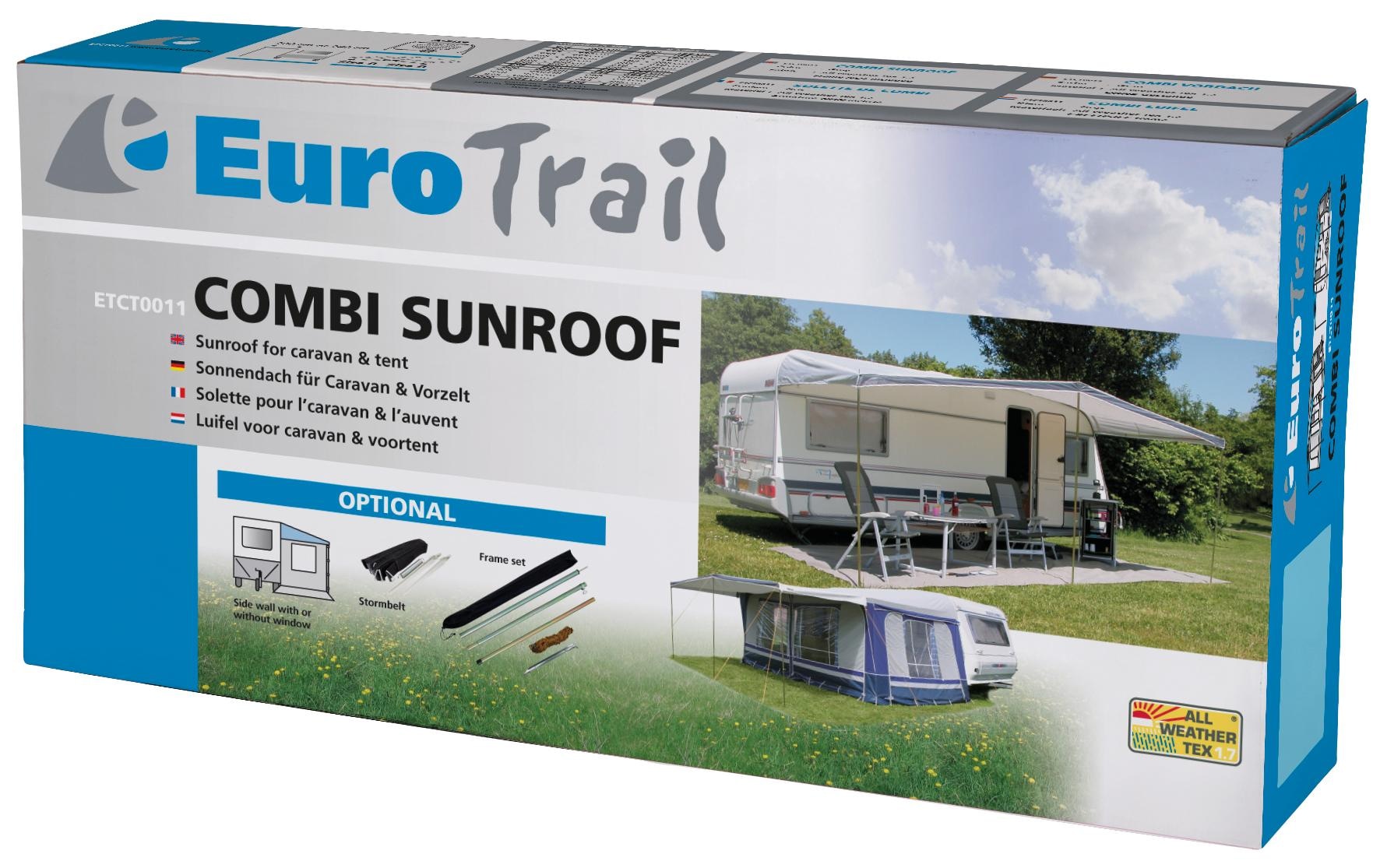 Eurotrail Voile d'ombrage »Combi, 411 cm x 240 cm«