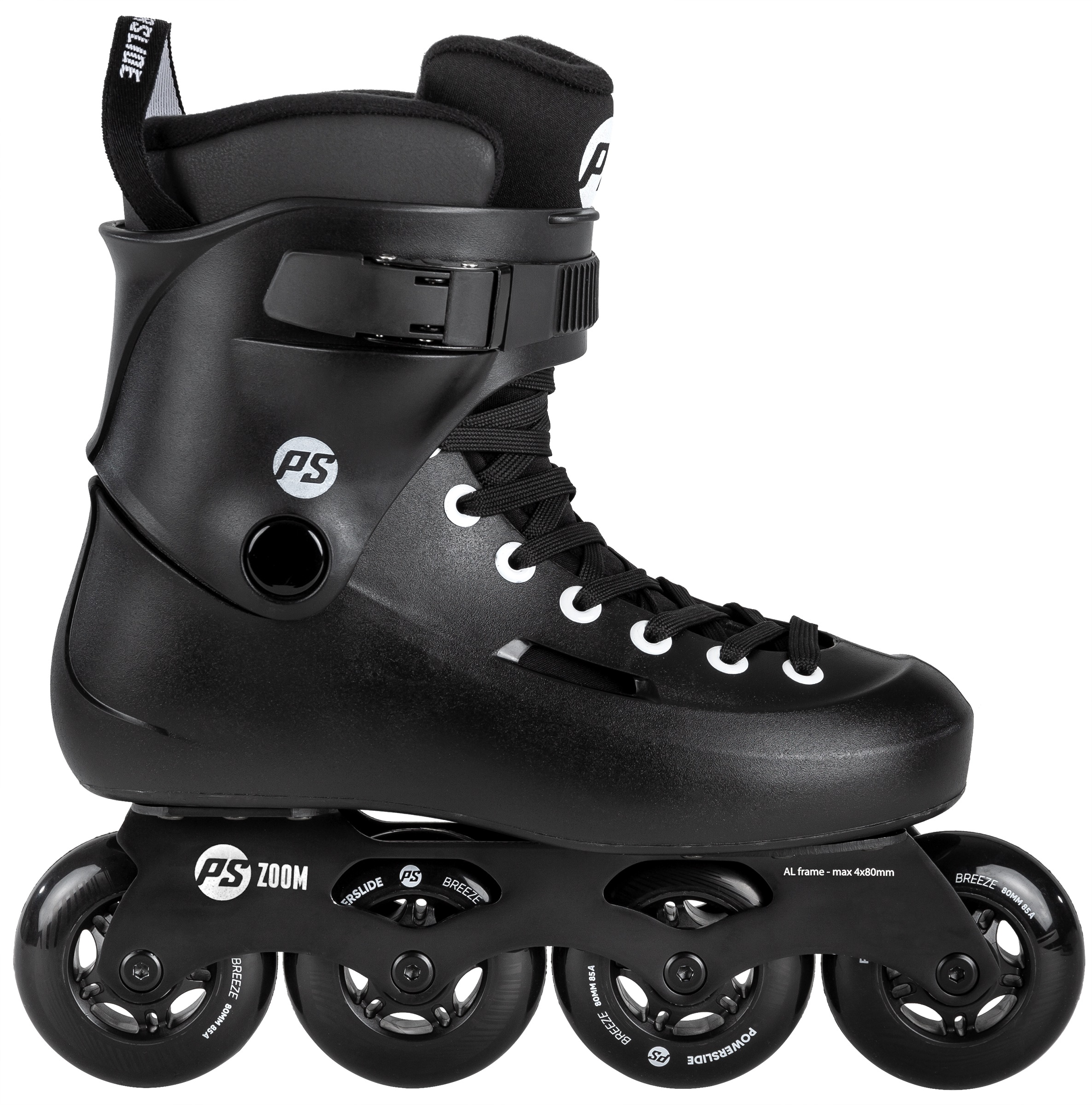 Powerslide Patins à roulettes »Zoom Black 80«