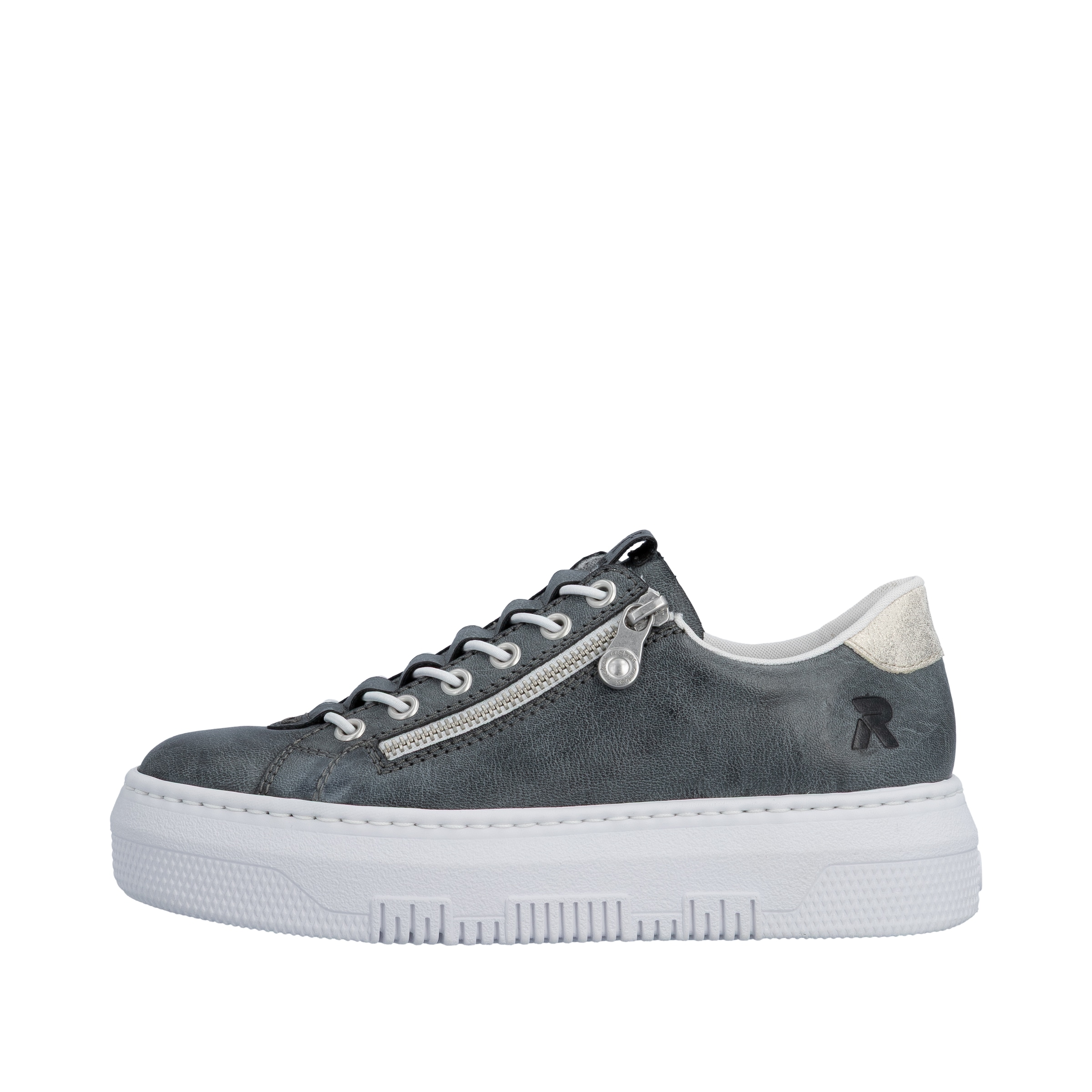 Rieker Baskets à plateforme  Baskets, baskets slip-on, chaussons avec rembourrage en peau de mouton