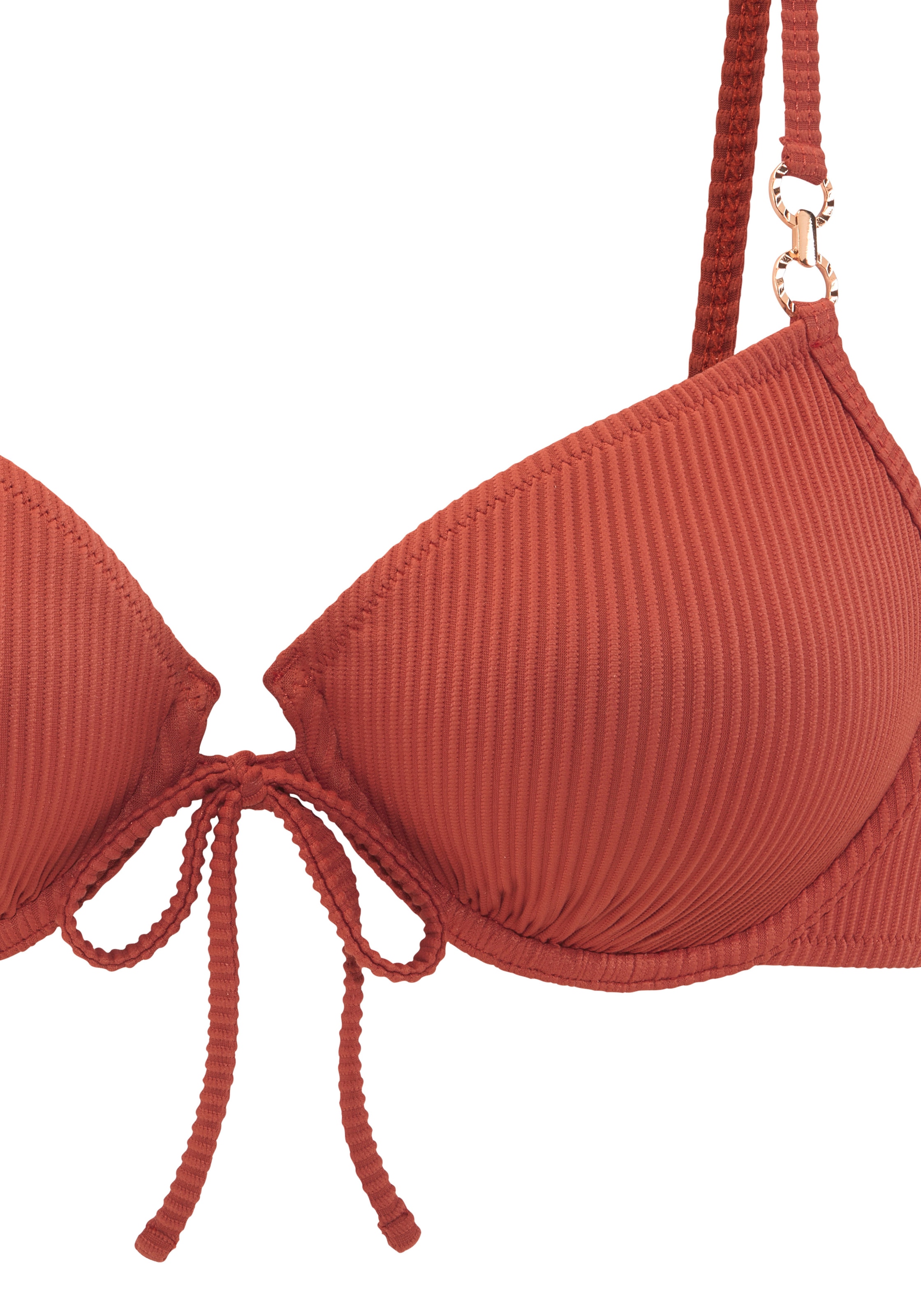 Buffalo Bikini à armatures in moderner Rippstruktur