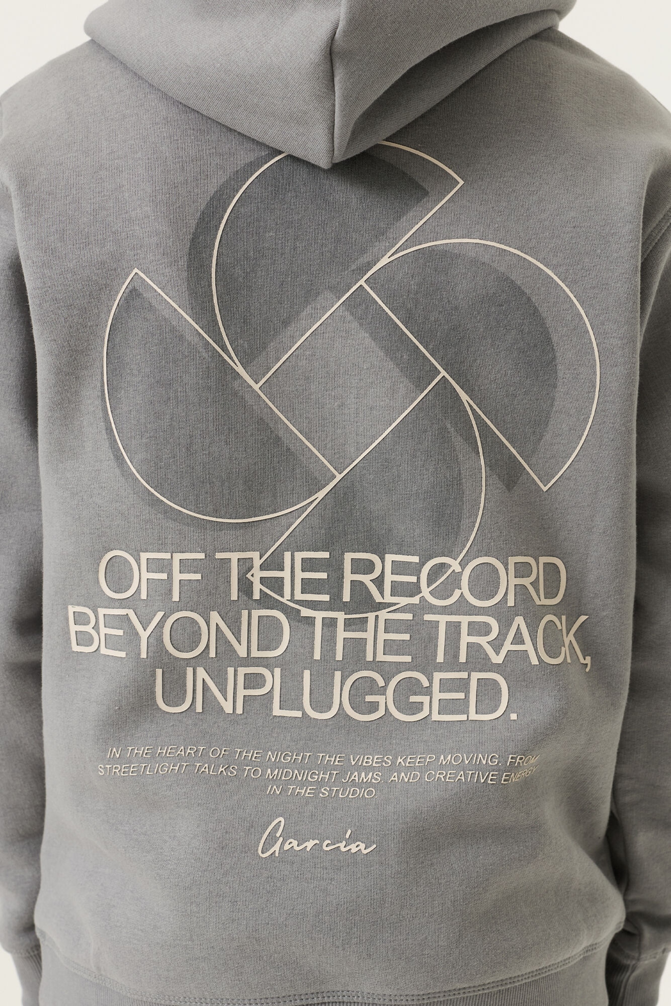 Garcia Hoodie , dos imprimé de manière frappante
