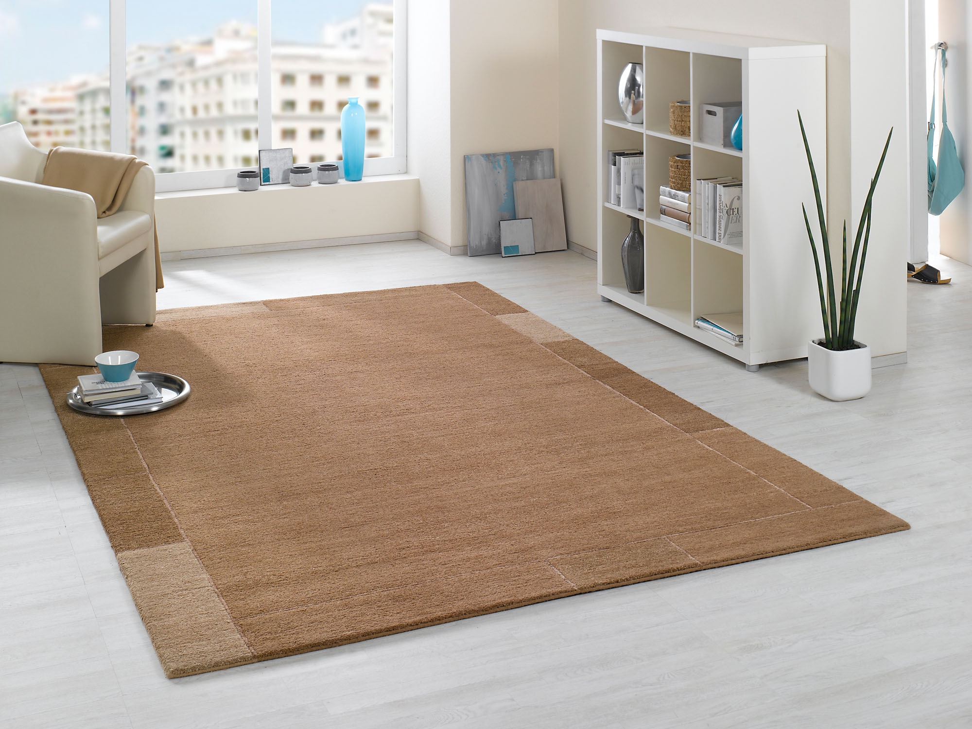 OCI DIE TEPPICHMARKE Tapis en laine »Lunaso« Rectangulaire 7 mm Höhe reine Wolle, handgeknüpft, Wohnzimmer
