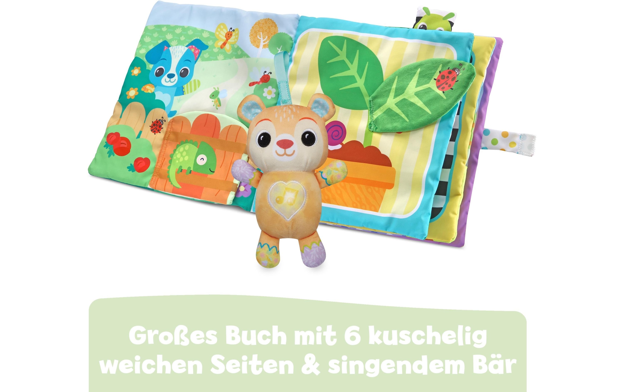 Vtech® Jouets éducatifs »Mein grosses Plüschbuch -DE-«