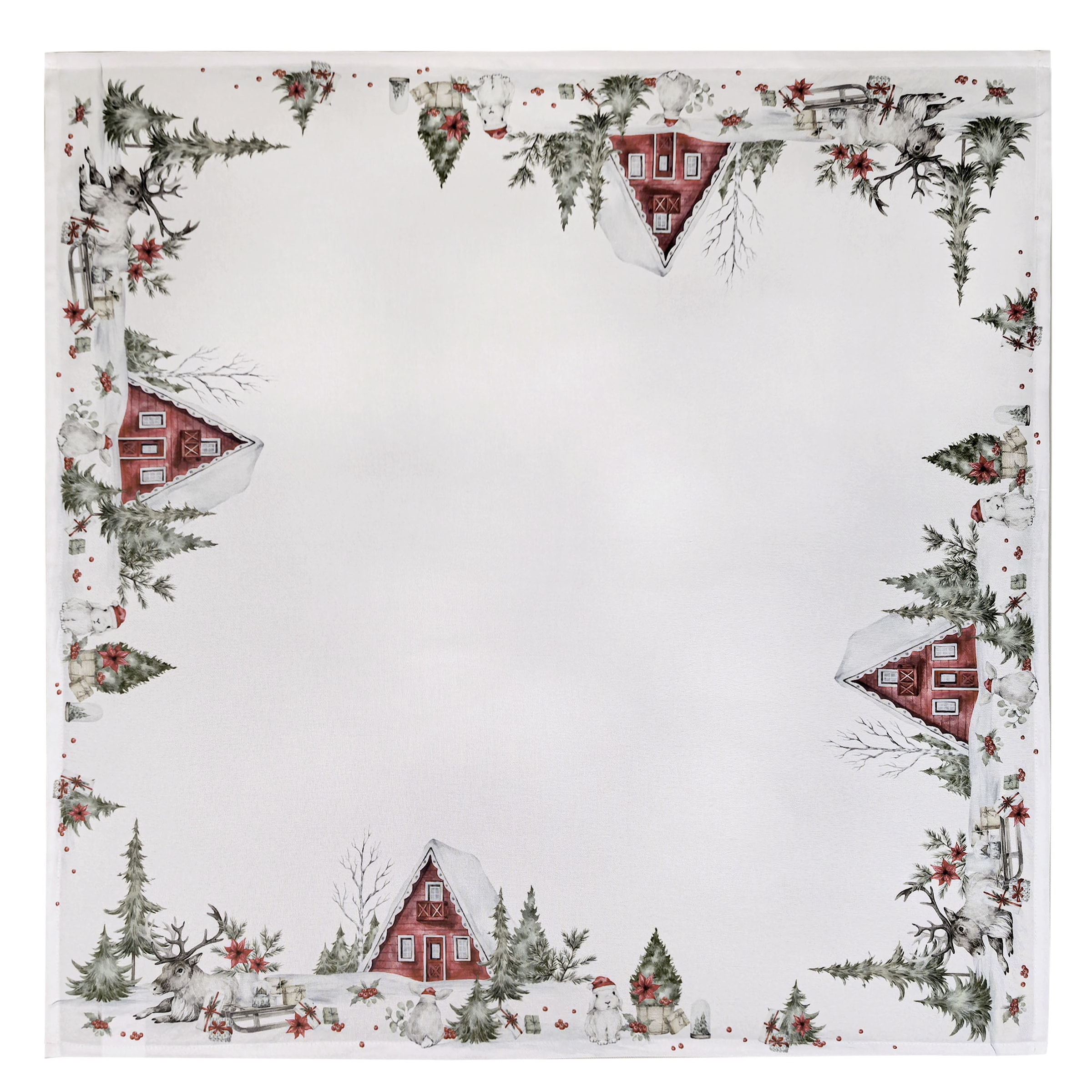 GOODproduct Tischdecke »Lealux« Deko, Esszimmer, Wohnzimmer, bedruckt, festlich, weihnachtlich