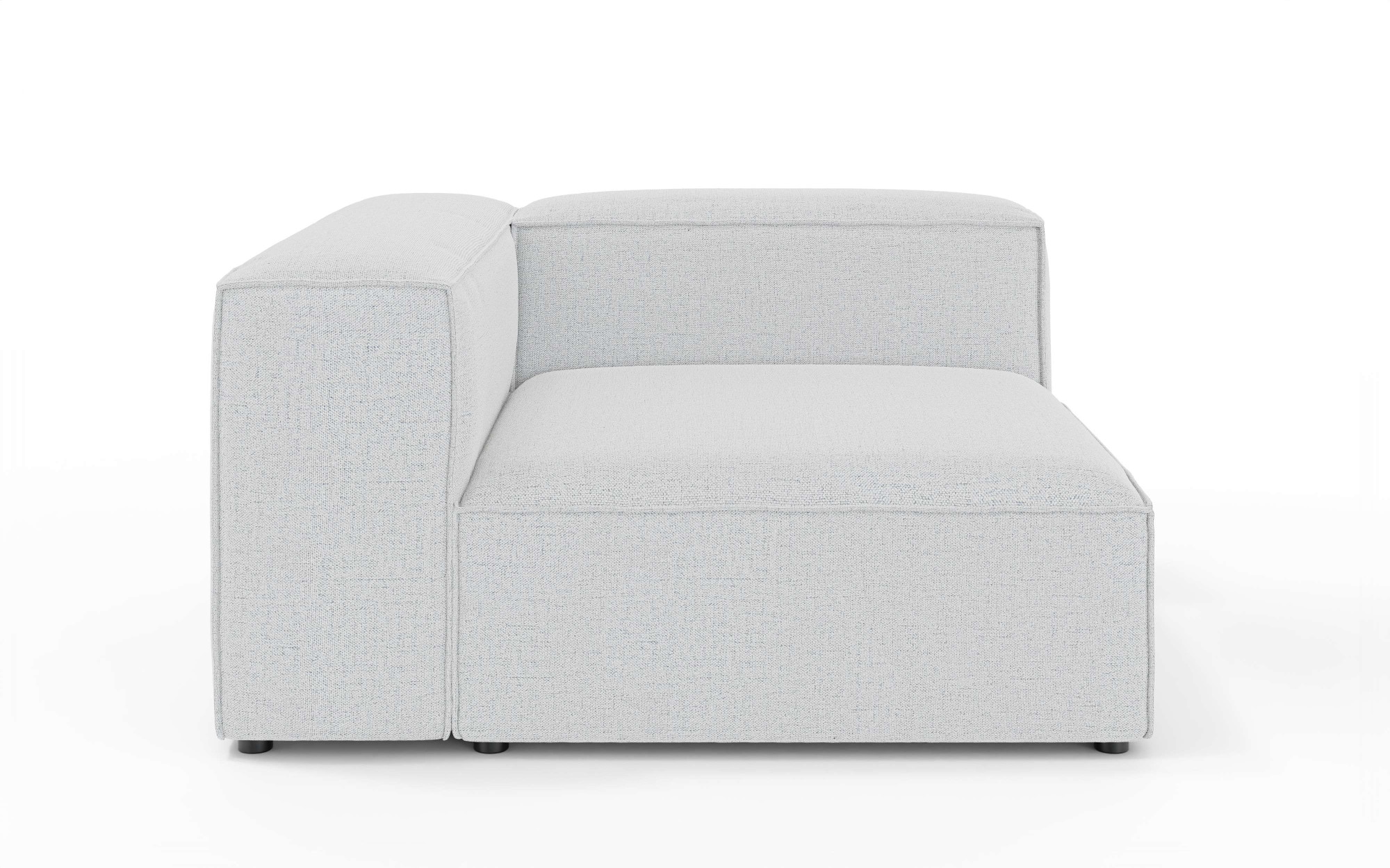 INOSIGN Ottomane »HAILY links/rechts bestellbar, Loungemöbel, Masse B/T/H: 130/130/72 cm« als Modul oder separat verwendbar, für individuelle Zusammenstellung