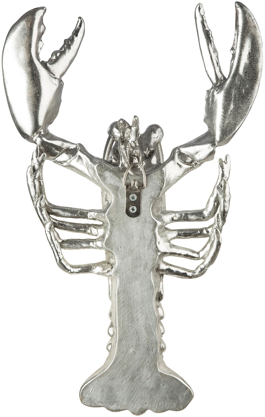 GILDE Figurine d'animal »Figur; Wandobjekt Hummer Lobster silberfarben H. 41,5 cm«