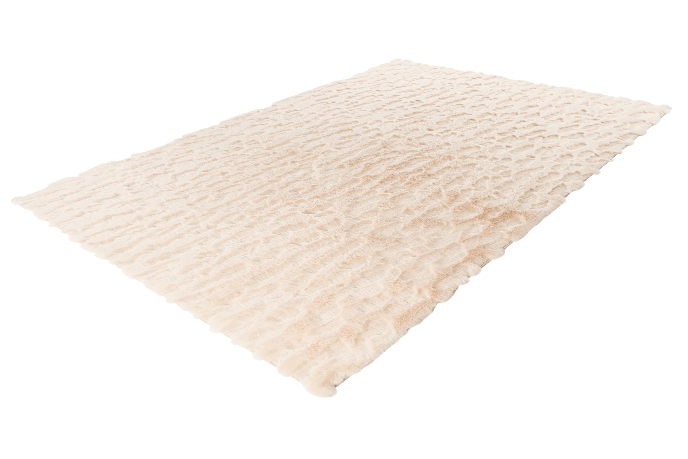 Obsession Teppich »My Valley 245« rechteckig 22 mm Höhe Uni Farben, Hoch-Tief Effekt, besonder weich, Wohnzimmer