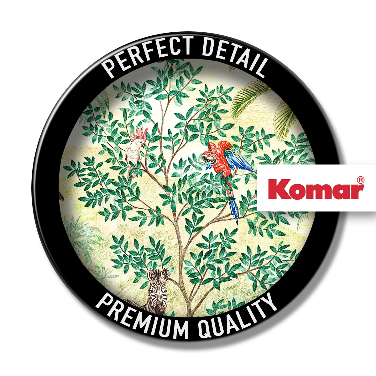 Komar Fototapete »Jungle Adventure« bedruckt glatt 350 x 250 cm (Breite x Höhe) - Tapete, Vlies, Wohnzimmer, Schlafzimmer