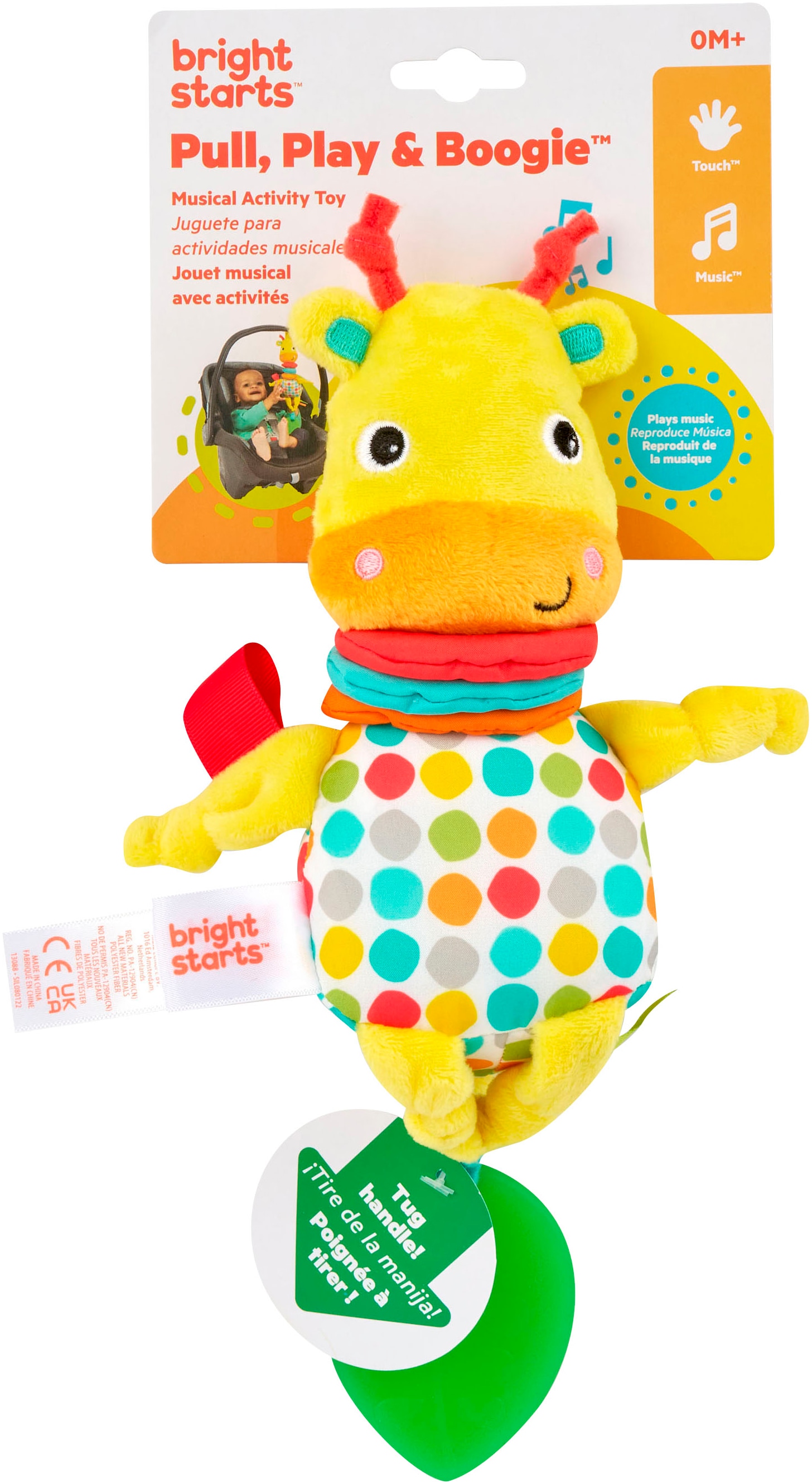 Bright Starts Lernspielzeug »Bright Starts Pull, Play & Boogie  Musical Activity Toy« mit Sound