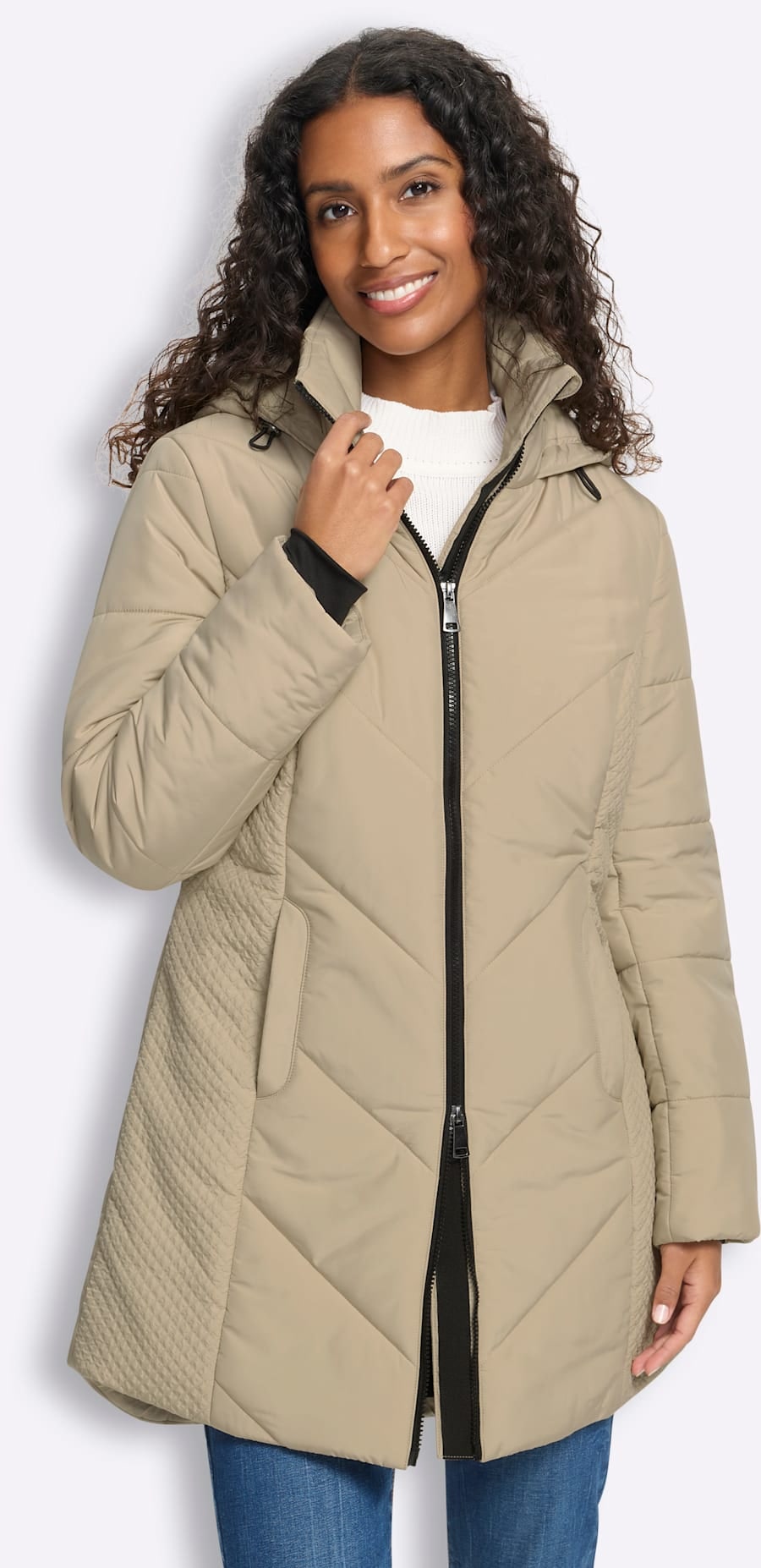 heine Veste matelassée avec capuche