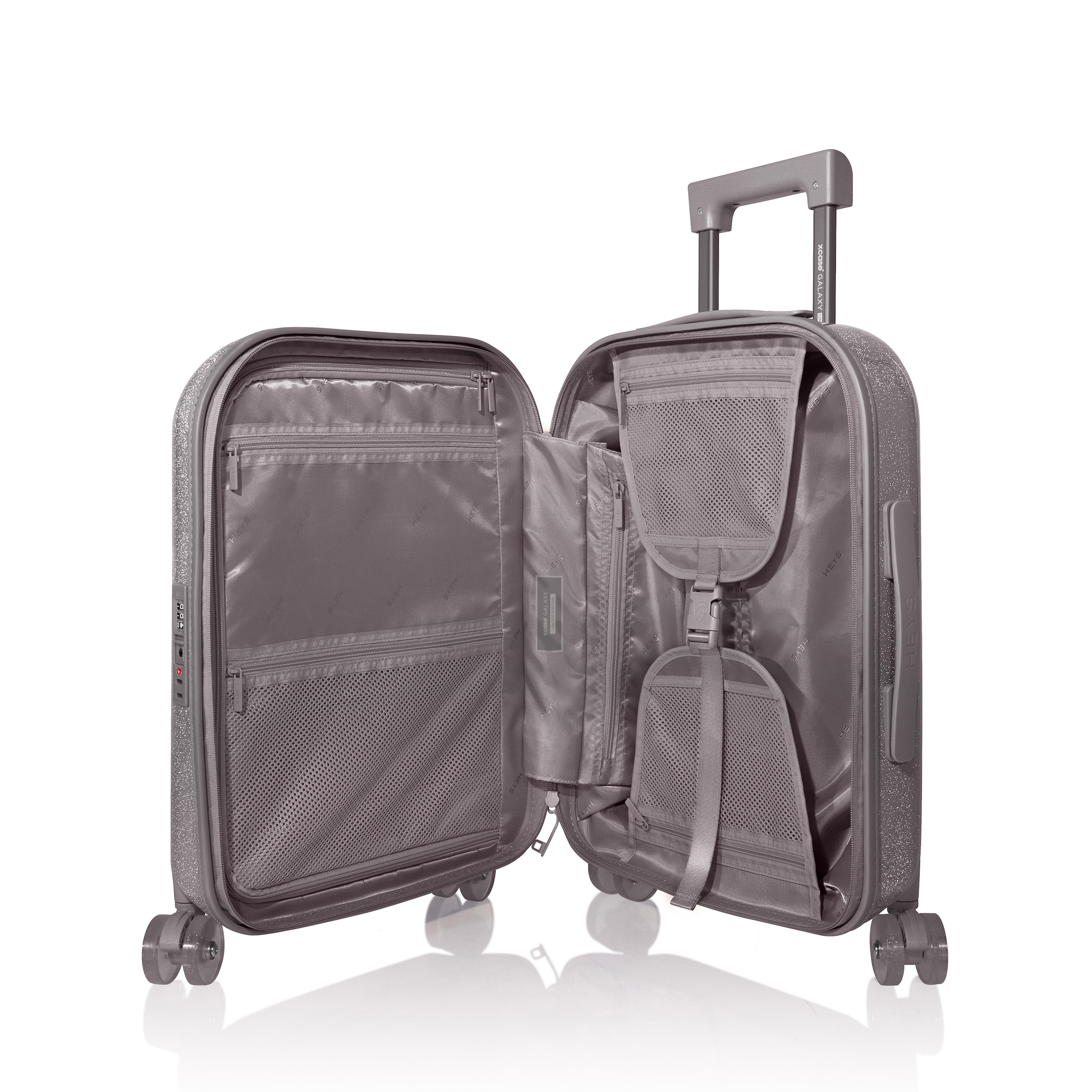Heys Trolley pour bagages à main »Heys xCase Galaxy« Valise trolley, bagage cabine au look pailleté