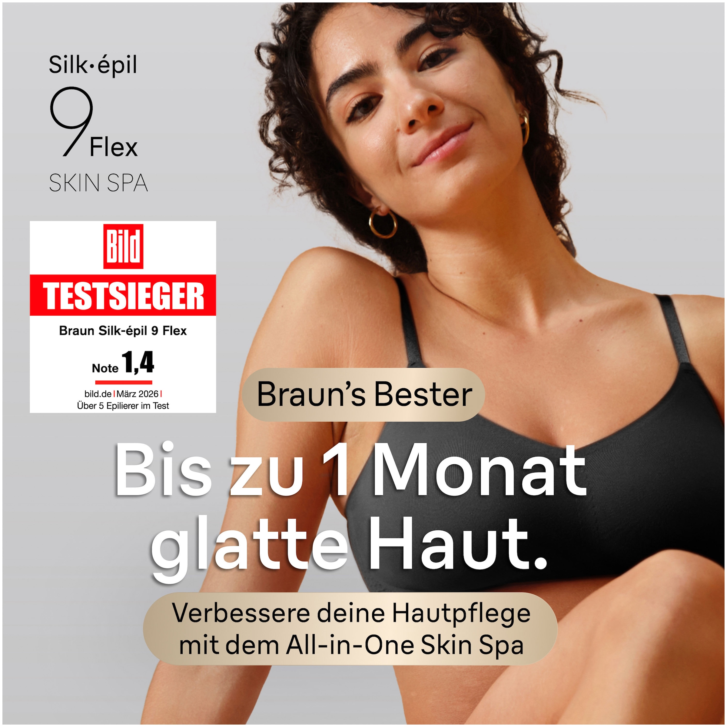 Braun Épilateur »Silk-épil Flex SkinSpa 9 SES9-481 3D (Modell 2026) 9-681 (Modell 2025)« Ensemble tout-en-un, épilateur FaceSpa & mini-rasoir pour le visage