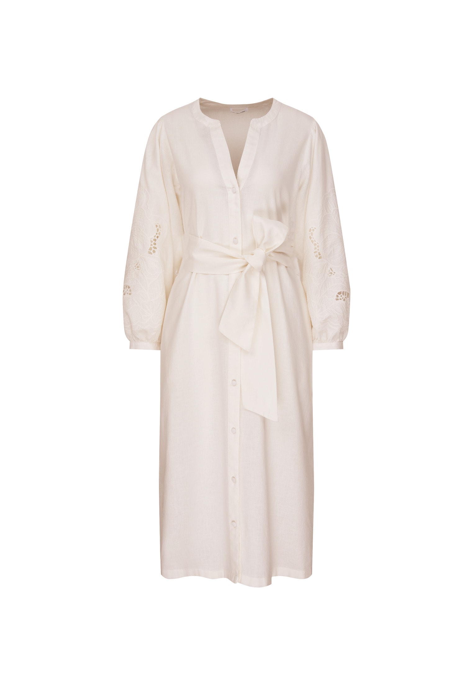 seidensticker Sommerkleid »Schwarze Rose« 7/8 Rundhals Uni