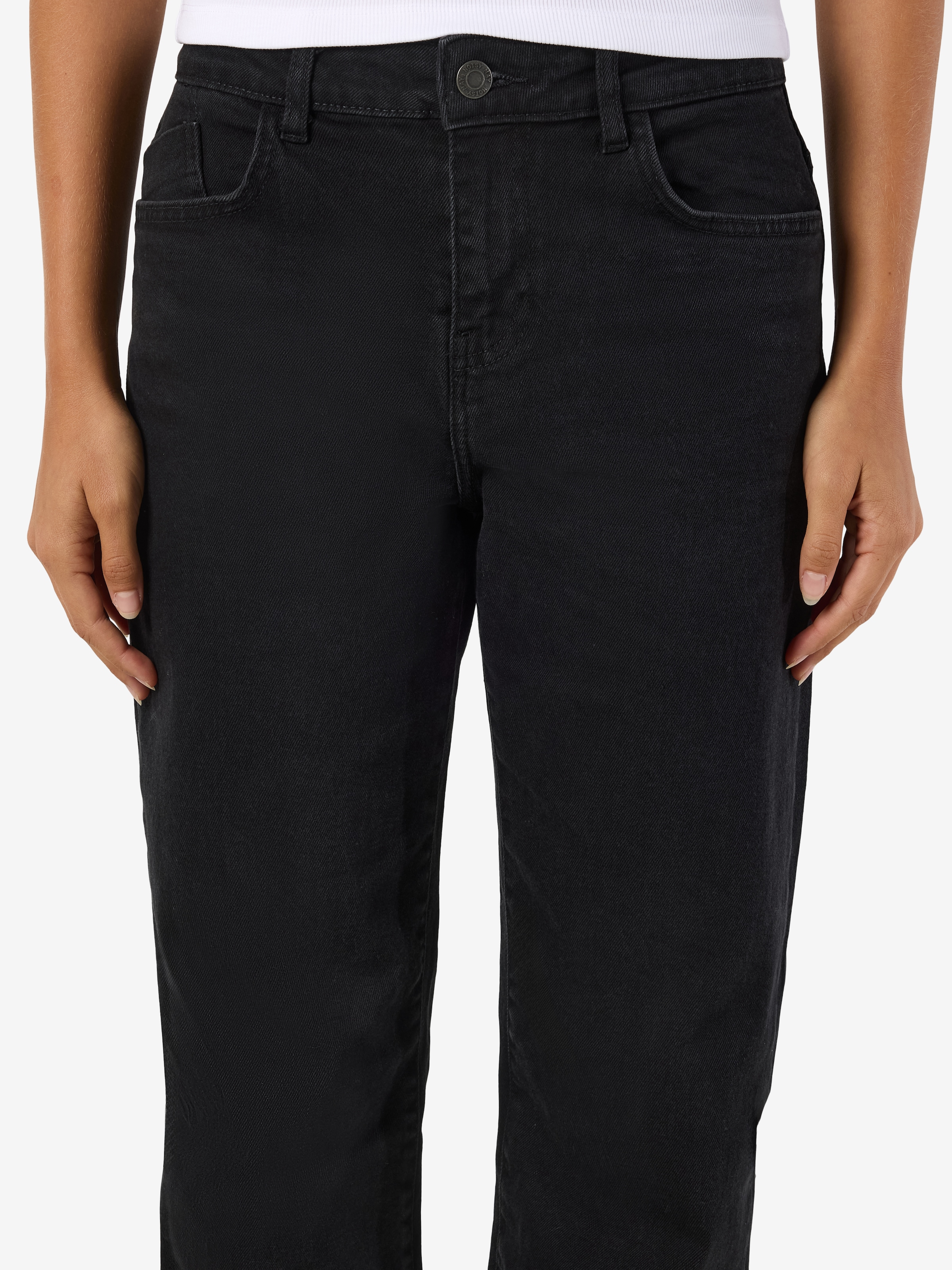 Noisy may Jeans droit »NMYOLANDA NW WIDE JEANS BLACK NOOS« extra lang