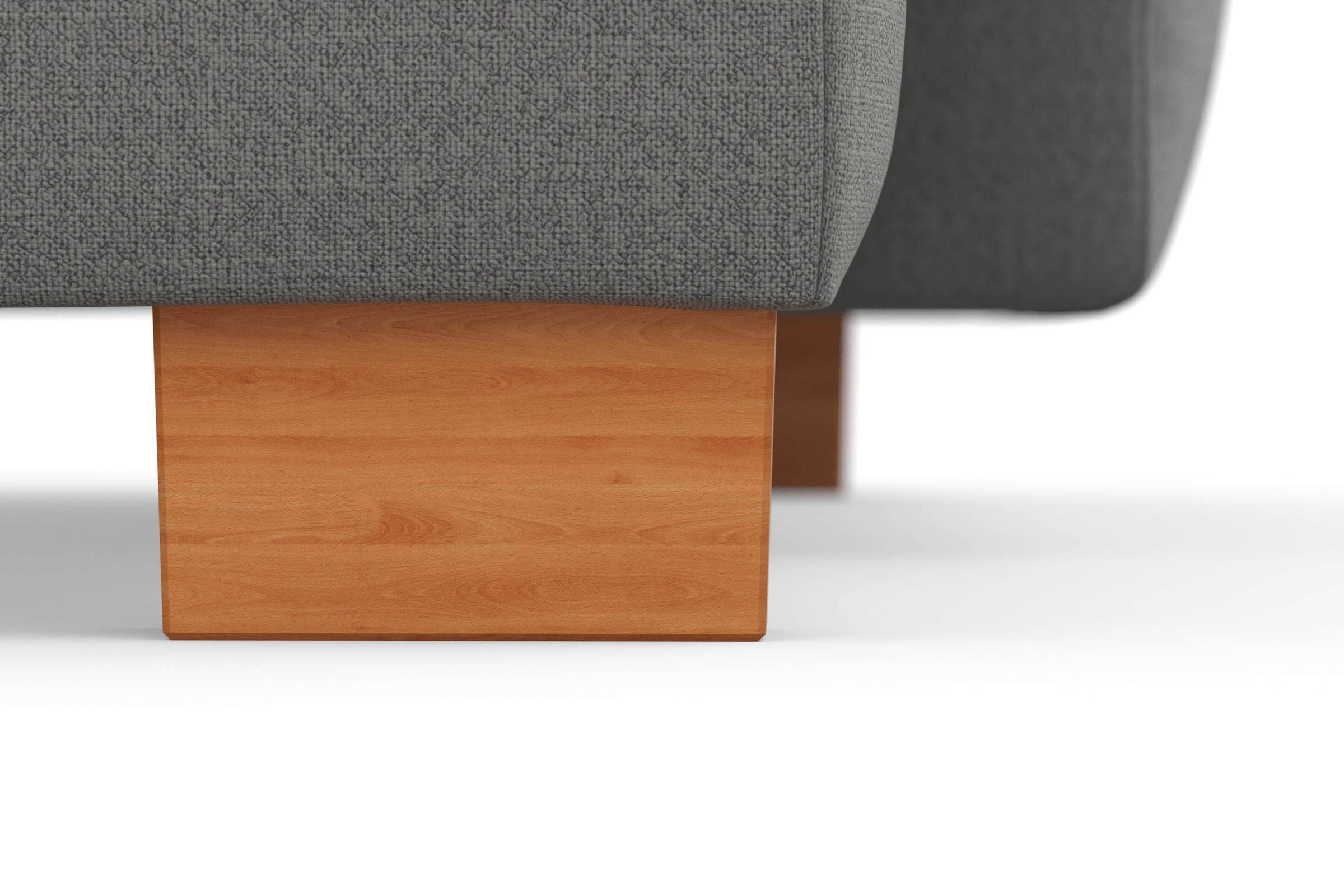 sit&more Ecksofa »Dundee L-Form« mit Federkern und Massivholzfüssen, wahlweise mit Kopfteilverstellung