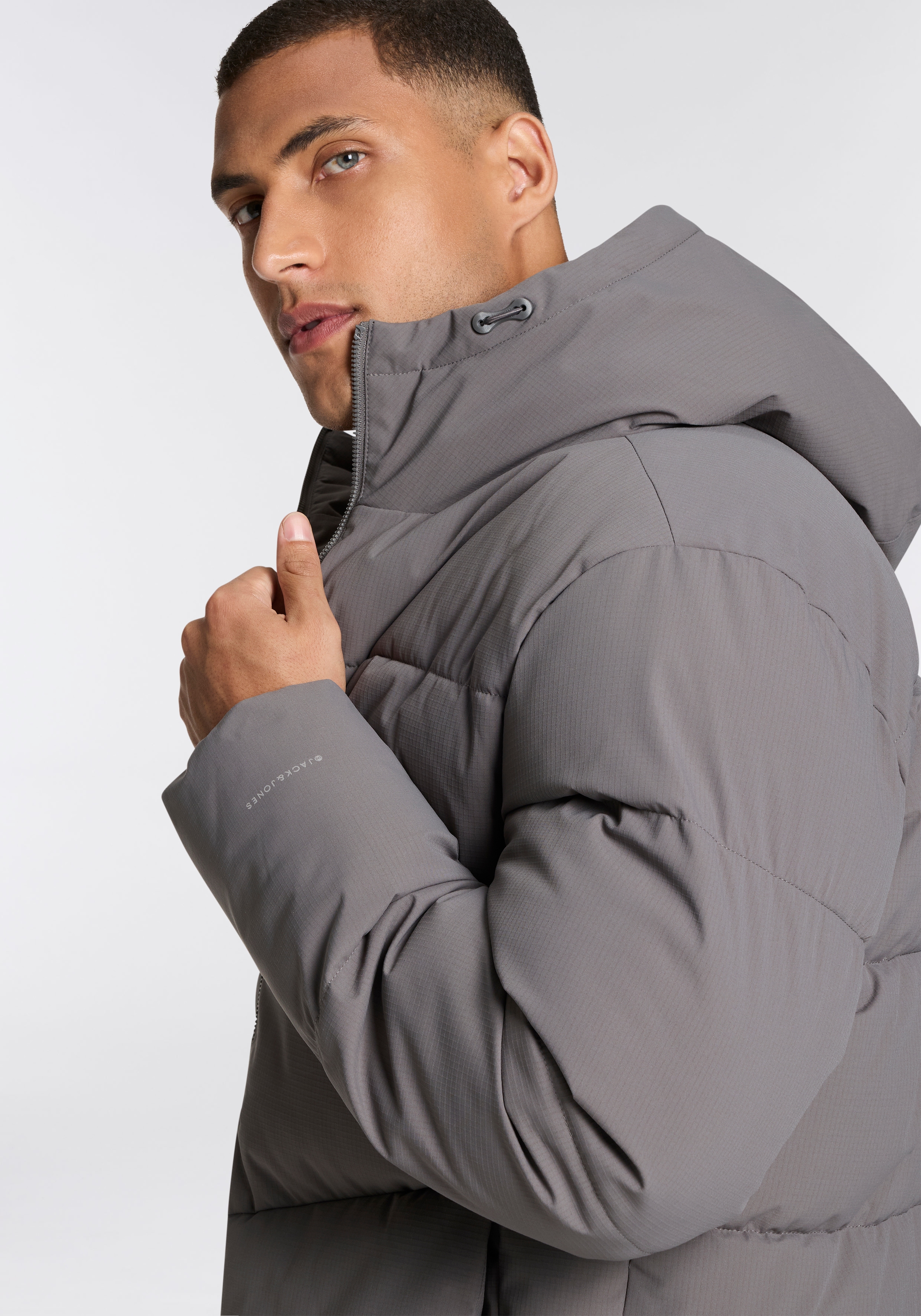Jack & Jones Steppjacke »JJGUARD – Steppjacke mit Wattierung und Reissverschluss« mit Kapuze modisch, regular fit, Web