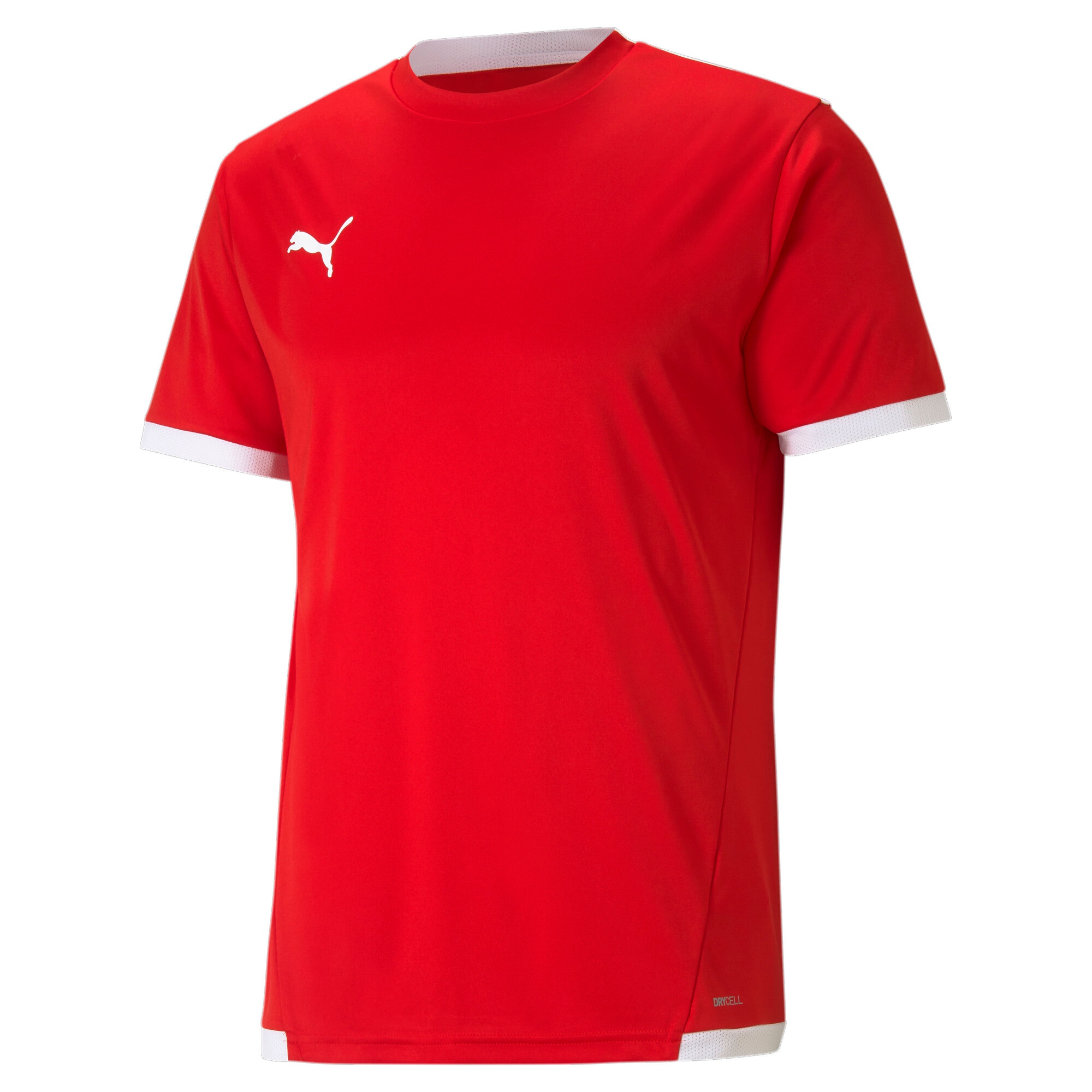 PUMA Fussballtrikot »TEAMLIGA JERSEY« Kurzarmdesign, sportlicher Stil, mit Rundhalsausschnitt