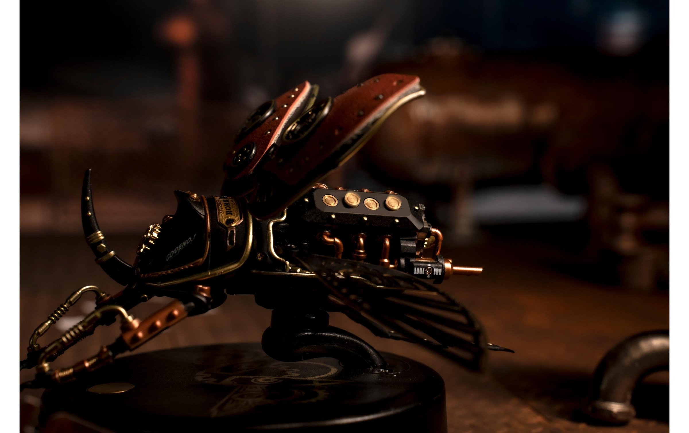   Modellbausatz »RoboTime ROKR Mechanischer Rhinozeros Käfer« 1:8