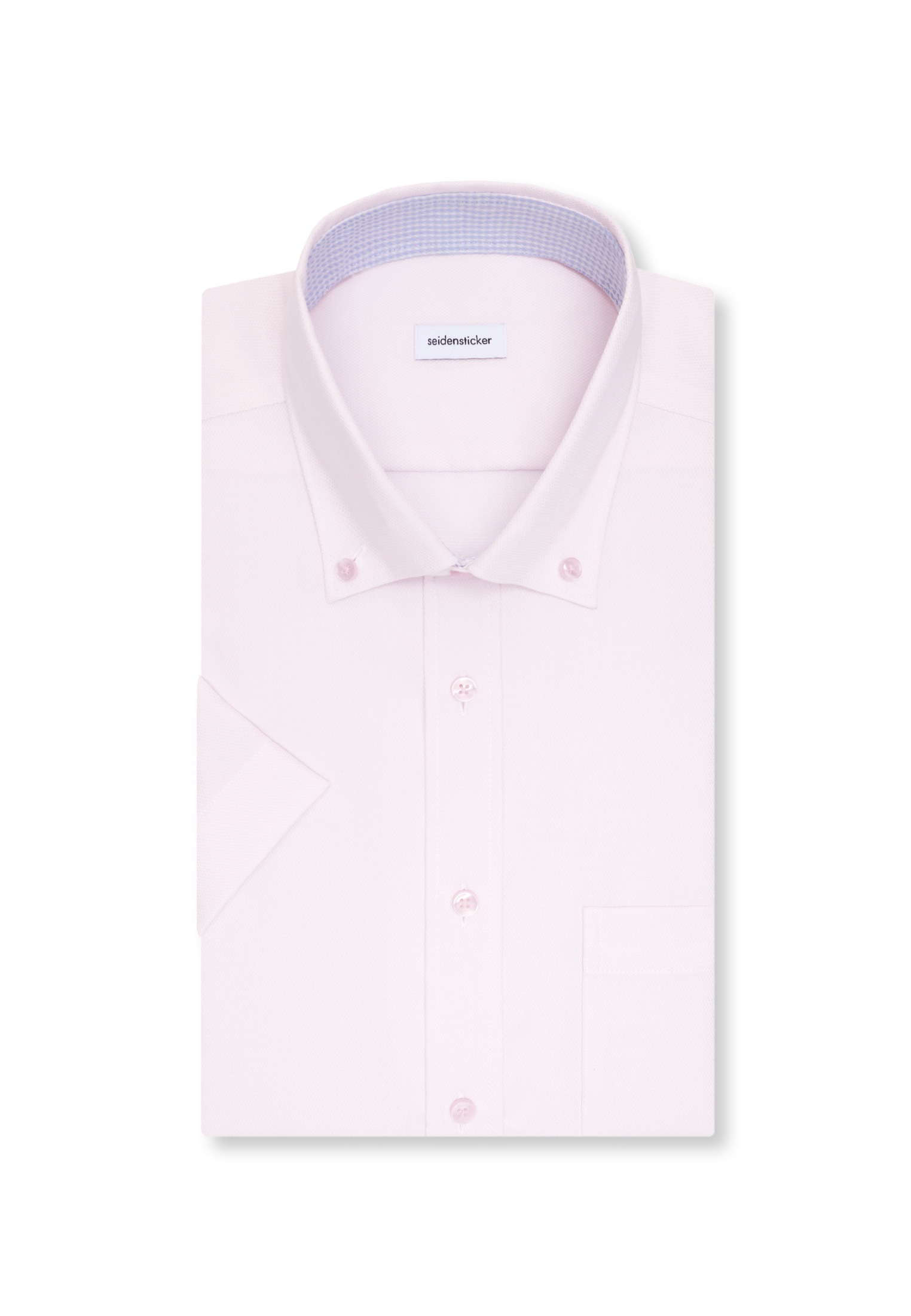 seidensticker Businesshemd »Schwarze Rose« Regular 1/2 Button-Down-Kragen Struktur