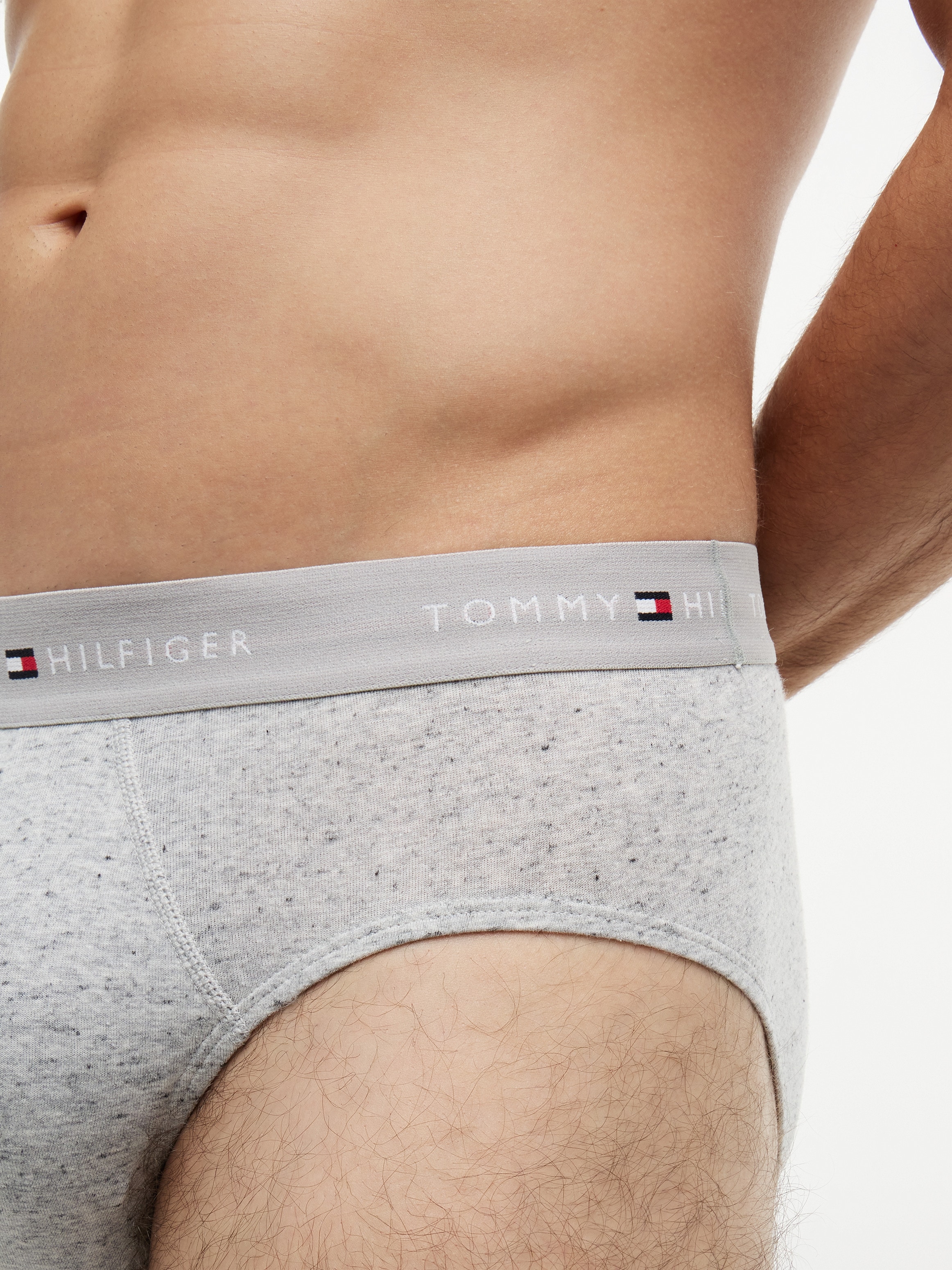 Tommy Hilfiger Underwear Slip »3P BRIEF DTM« Packung, 3er, 3 Stk. mit Logo-Elastikbund
