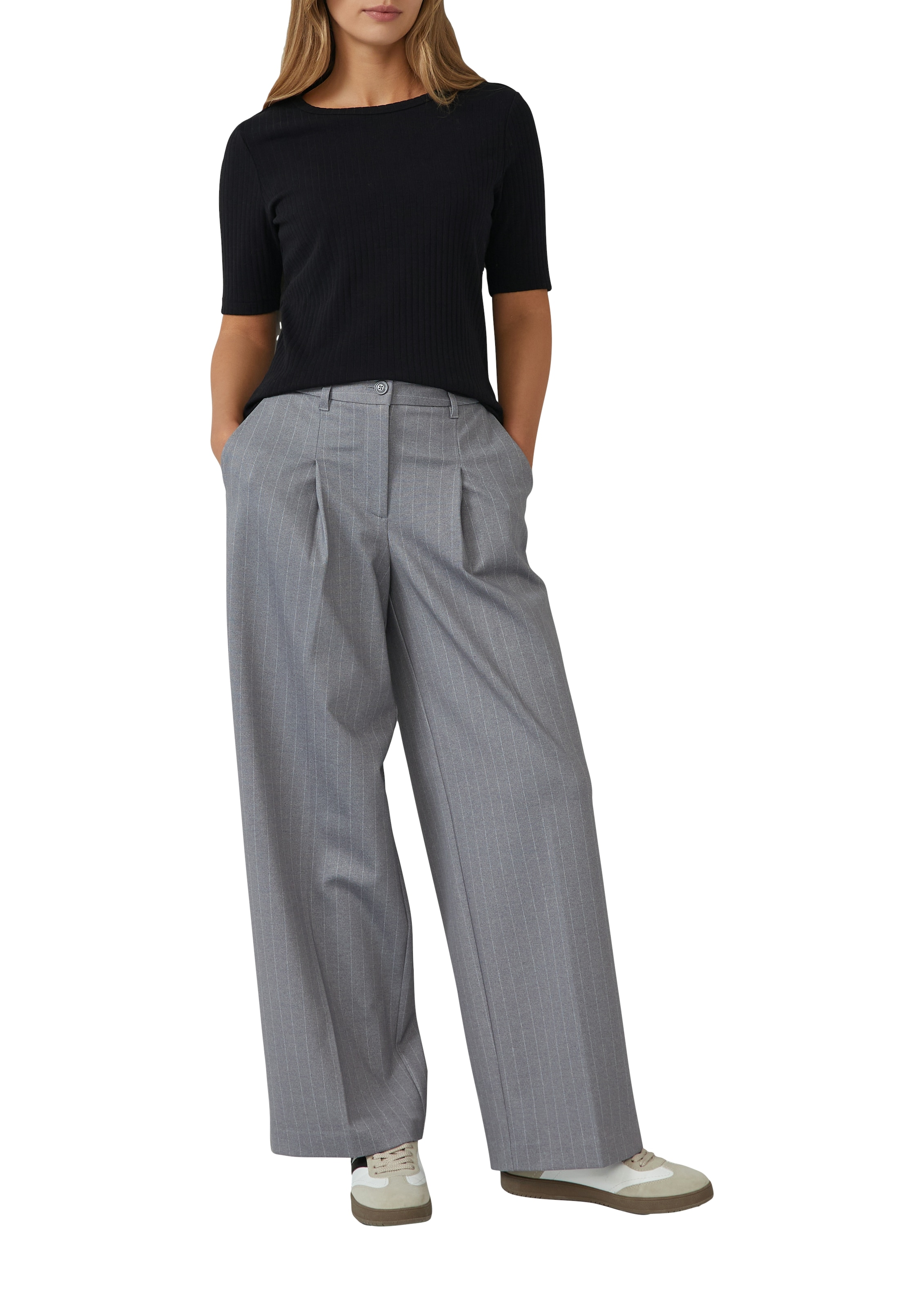 s.Oliver T-Shirt , mit Rippstruktur
