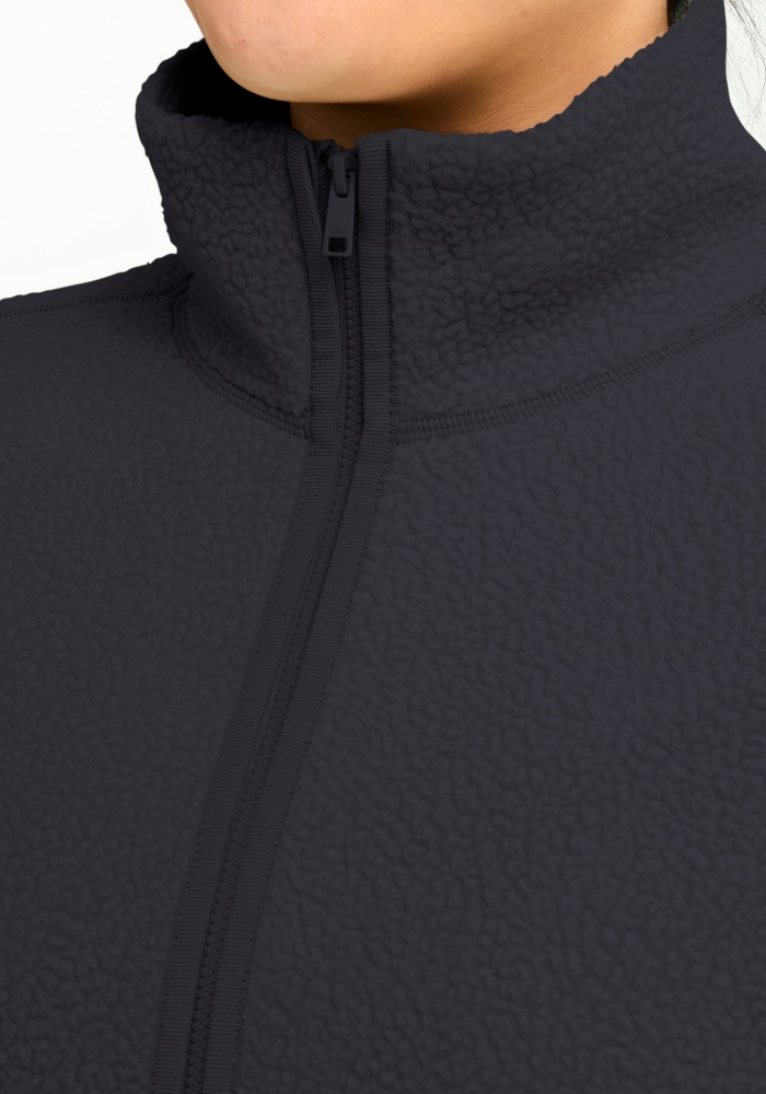 Jack Wolfskin Veste polaire »LITE CURL FZ W« avec matériau doux, respirant, séchage rapide, déperlant