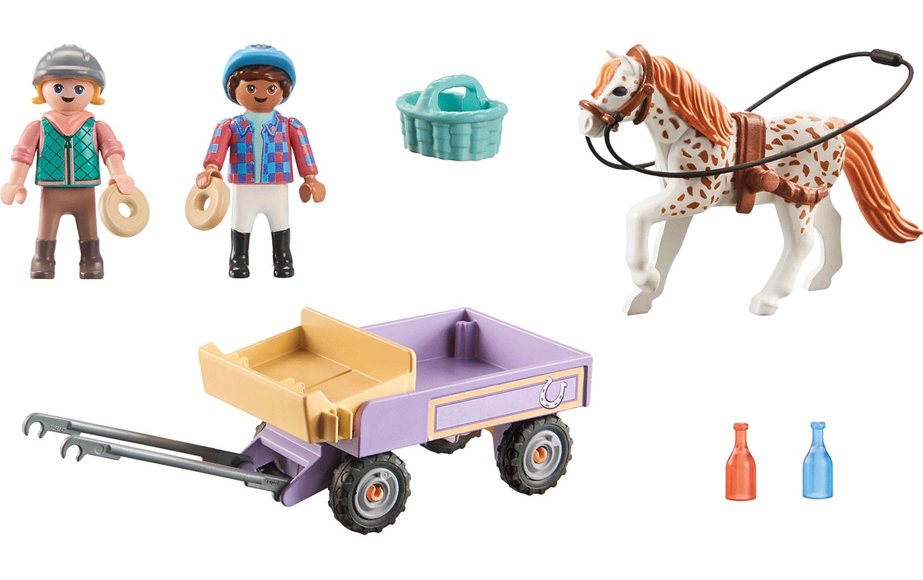 Playmobil® Briques de jeu »Horses of Waterfall Ponykutsche 71496«