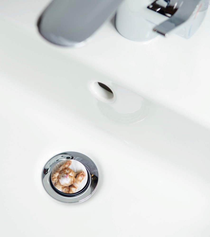 Sanilo Set d'accessoires de salle de bain »Lilly« bestehend aus WC-Sitz, Badteppich und Waschbeckenstöpsel