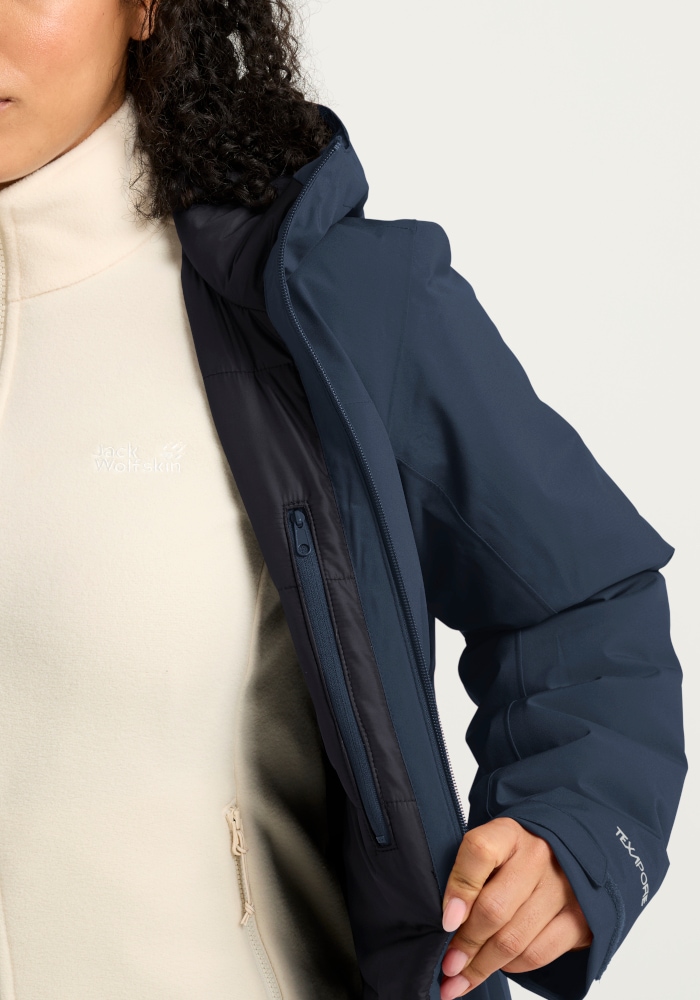 Jack Wolfskin Wintermantel »HEIDELSTEIN 2 INS JKT W« mit langärmeliger Form, aus Polyester
