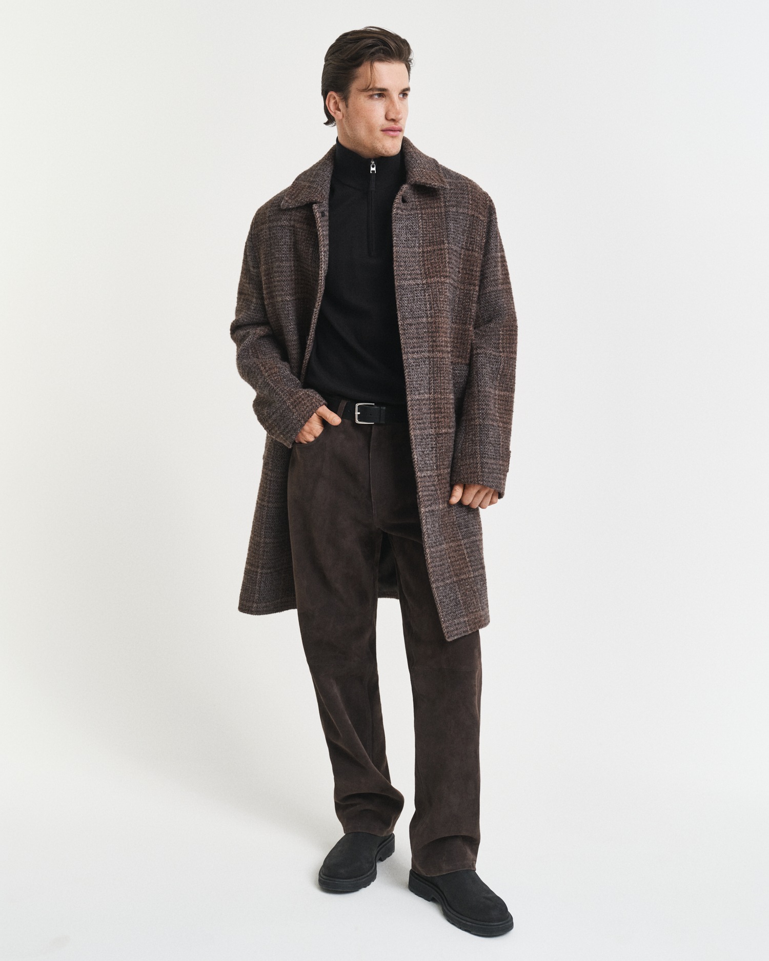 Gant Troyer »CLASSIC COTTON HALF ZIP« mit gerippten Details