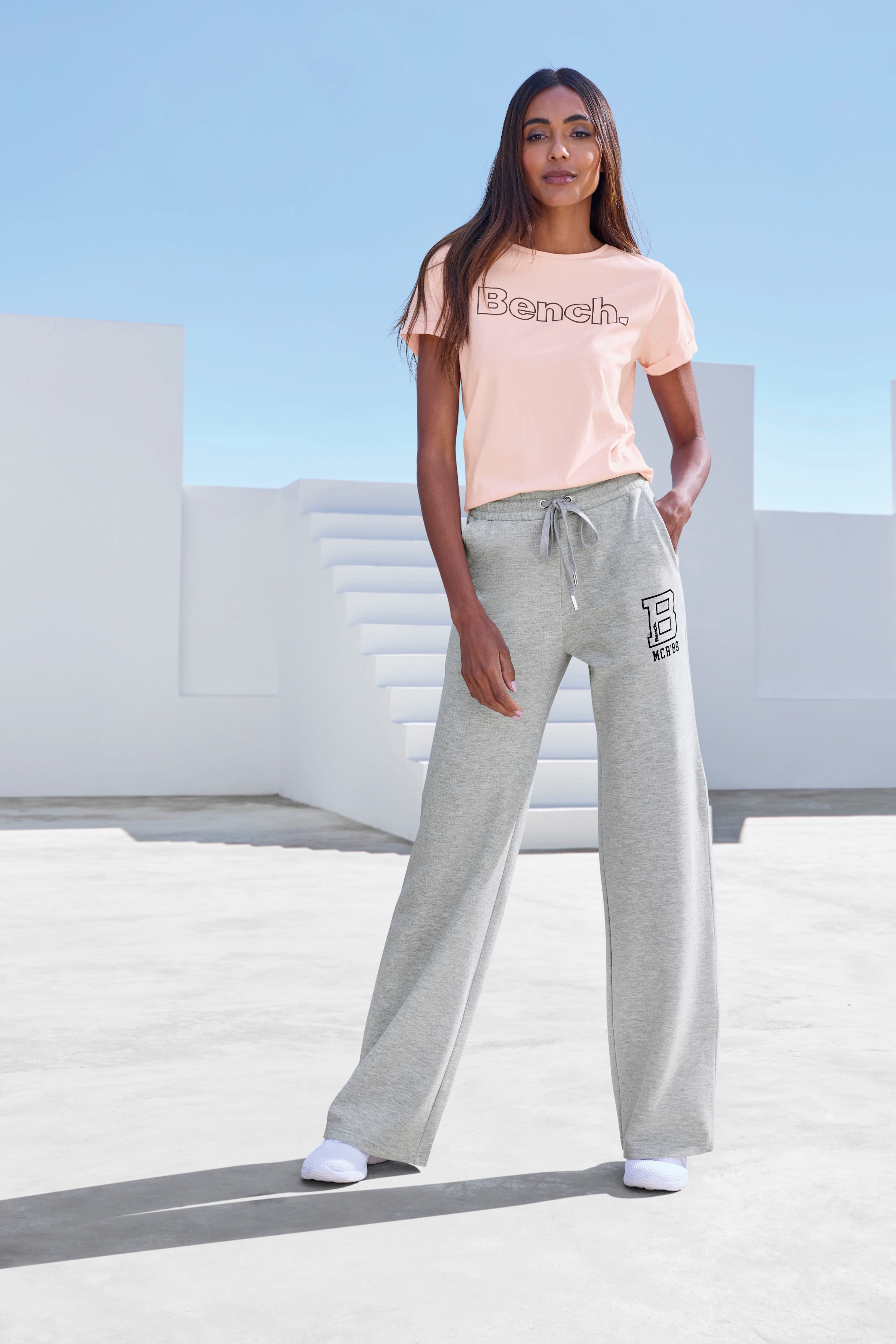 Bench. Loungewear Pantalon de jogging  extra large, légèrement brossé à l'intérieur, vêtements d'intérieur