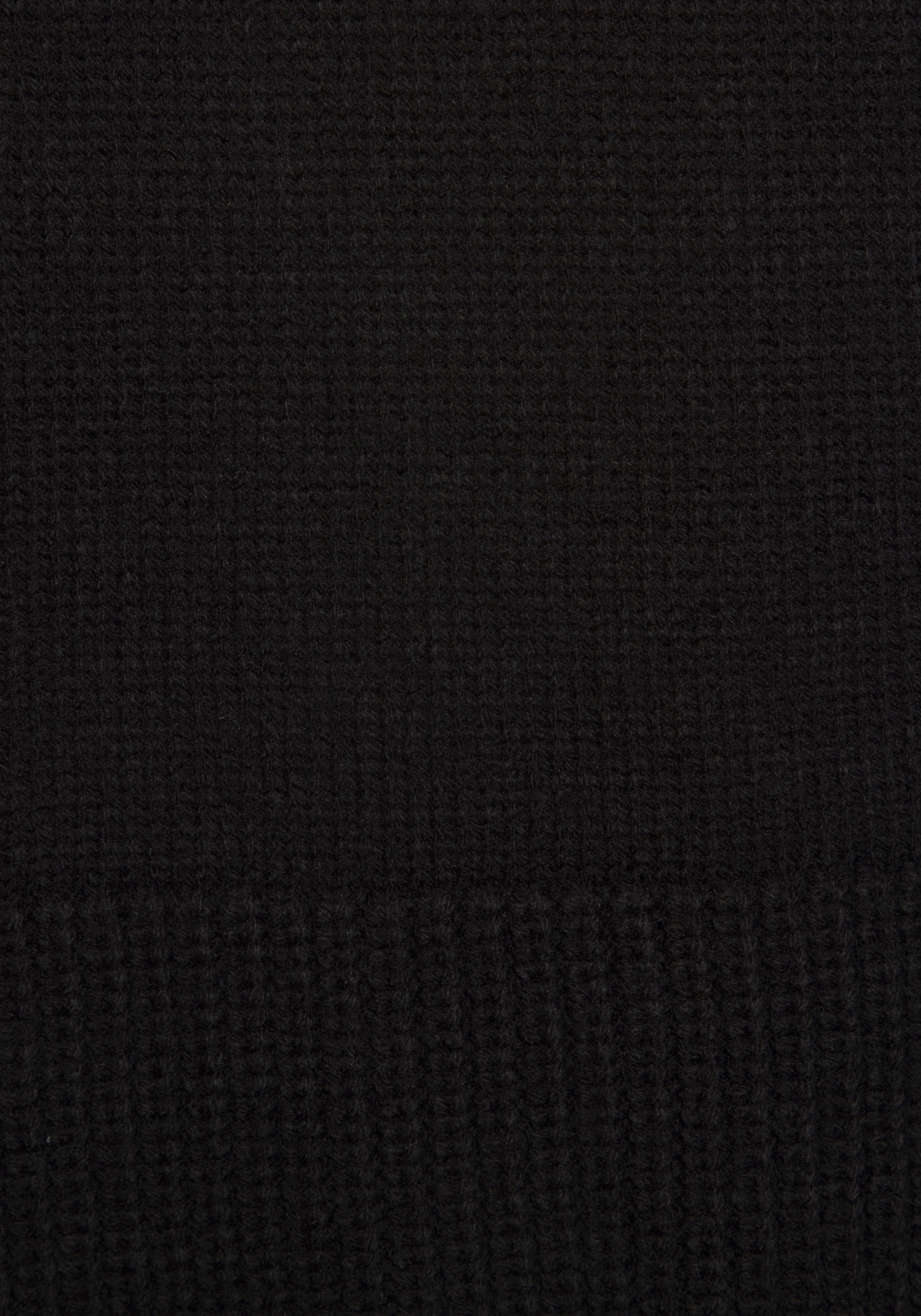 LASCANA Pull en tricot mit Grobstrick-Details, Damen Pullover mit Rundhals