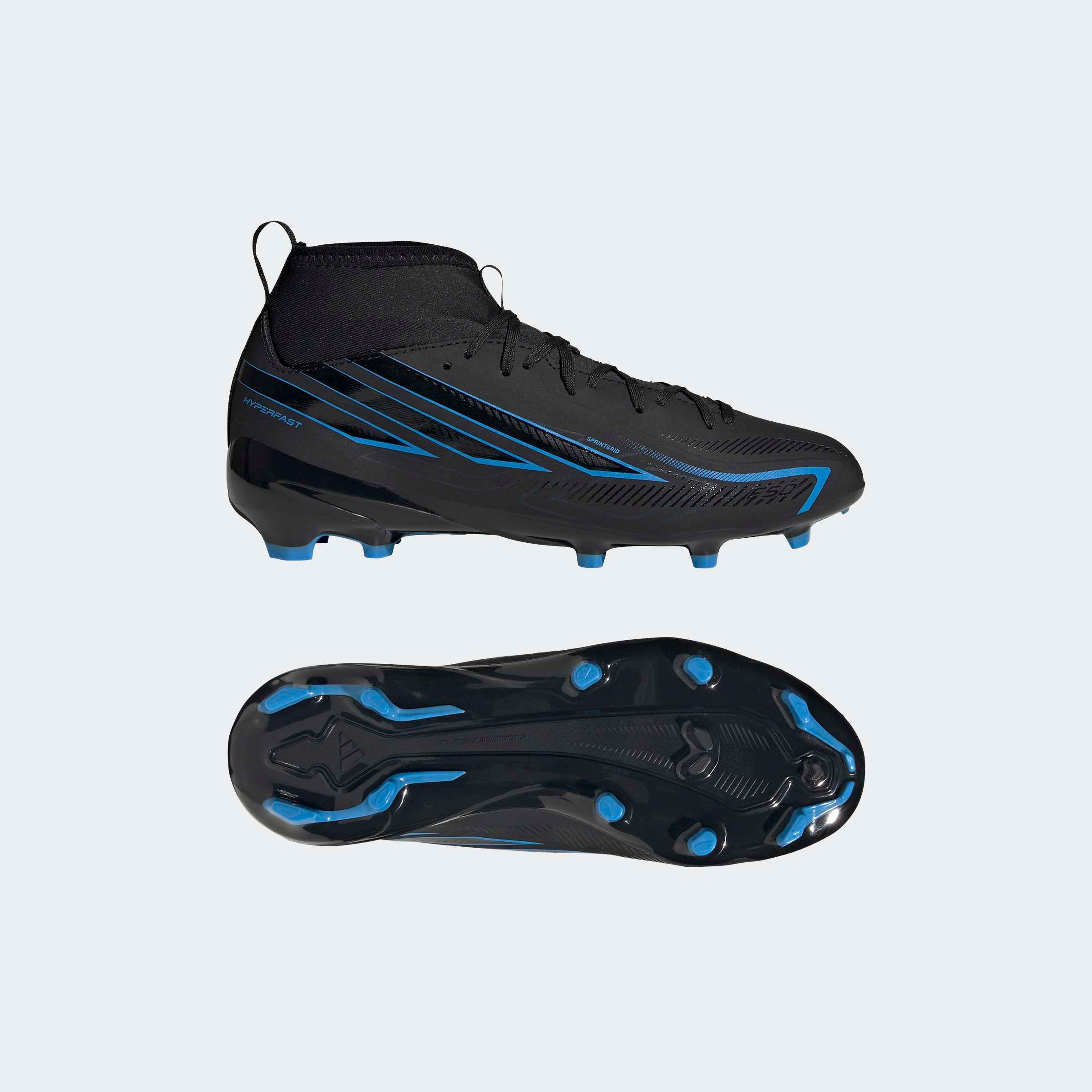 adidas Performance Chaussure de football »F50 HYPERFAST ELITE KIDS , MITTELHOCH, FESTE BÖDEN«  pour gazon et surfaces dures, jeunes & enfants, porté lors de la Coupe du Monde
