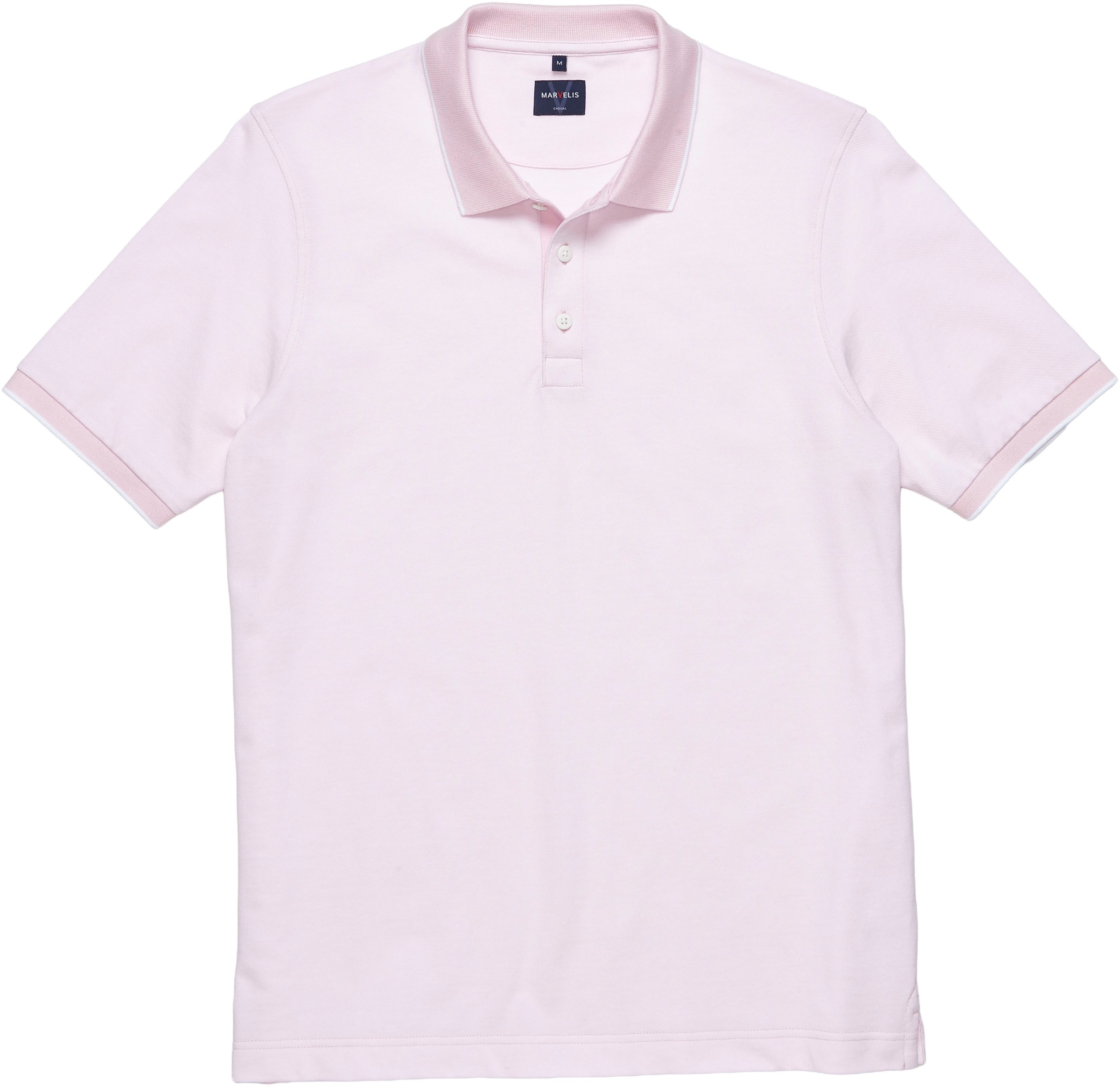 MARVELIS Polo mélangé, légèrement cintré