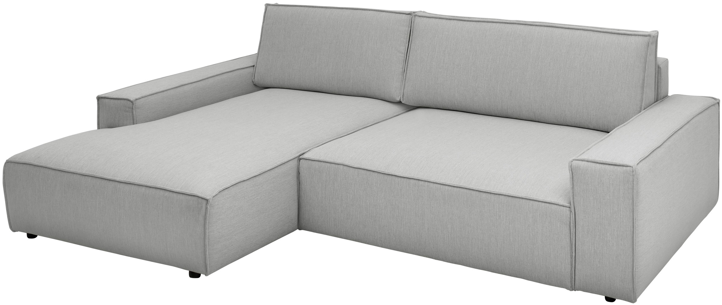 Home affaire Canapé d'angle »NEU: SHERWOOD XXL 284, Big-Sofa L-Form, tiefe Sitzfläche 95 cm, Cord« Recamiere rechts/links, als Schlafsofa stellbar, Cord u. Leinenoptik