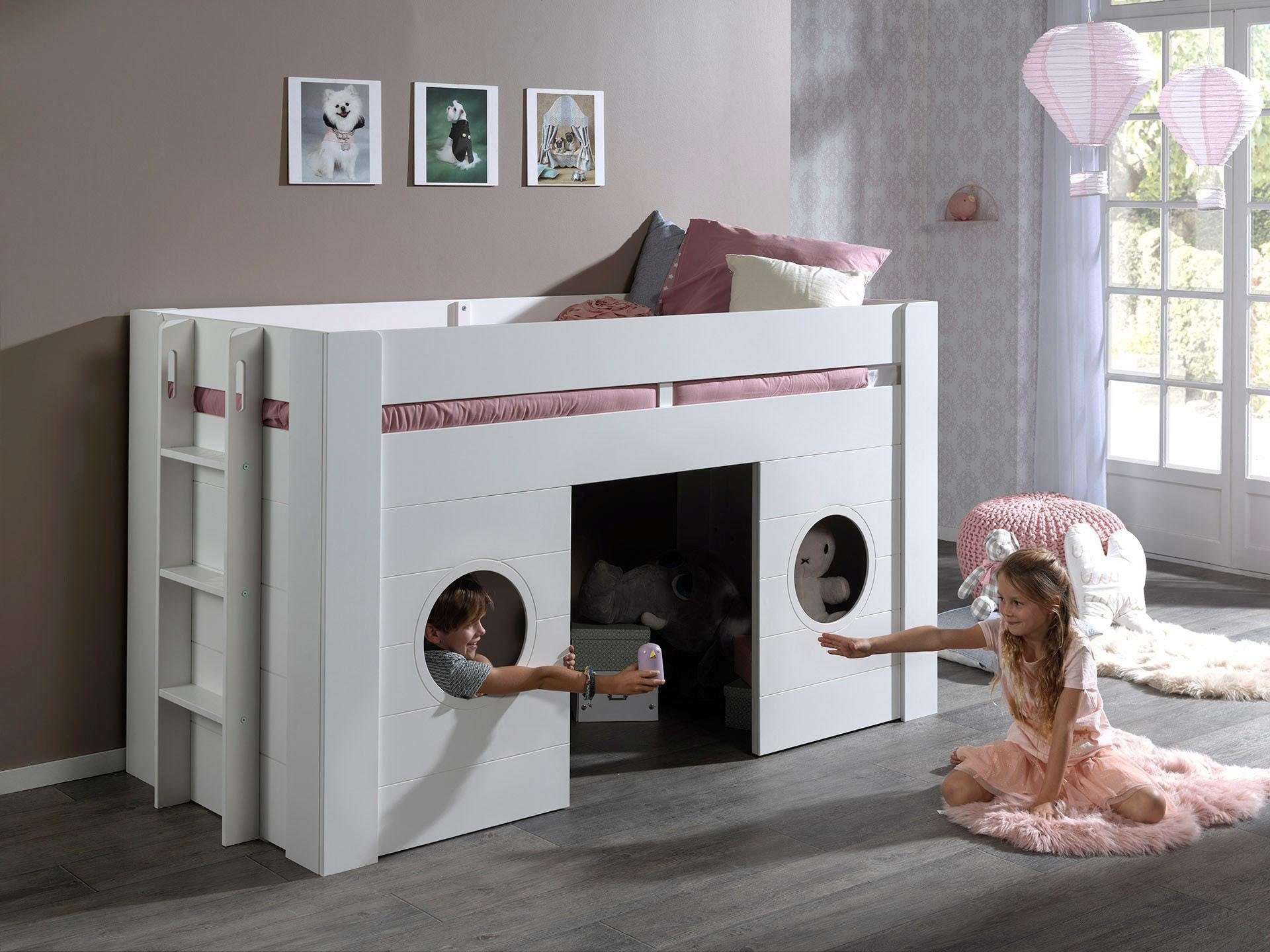 Vipack Lit superposé »Freya« Fabriqué en Europe,  aspect chalet